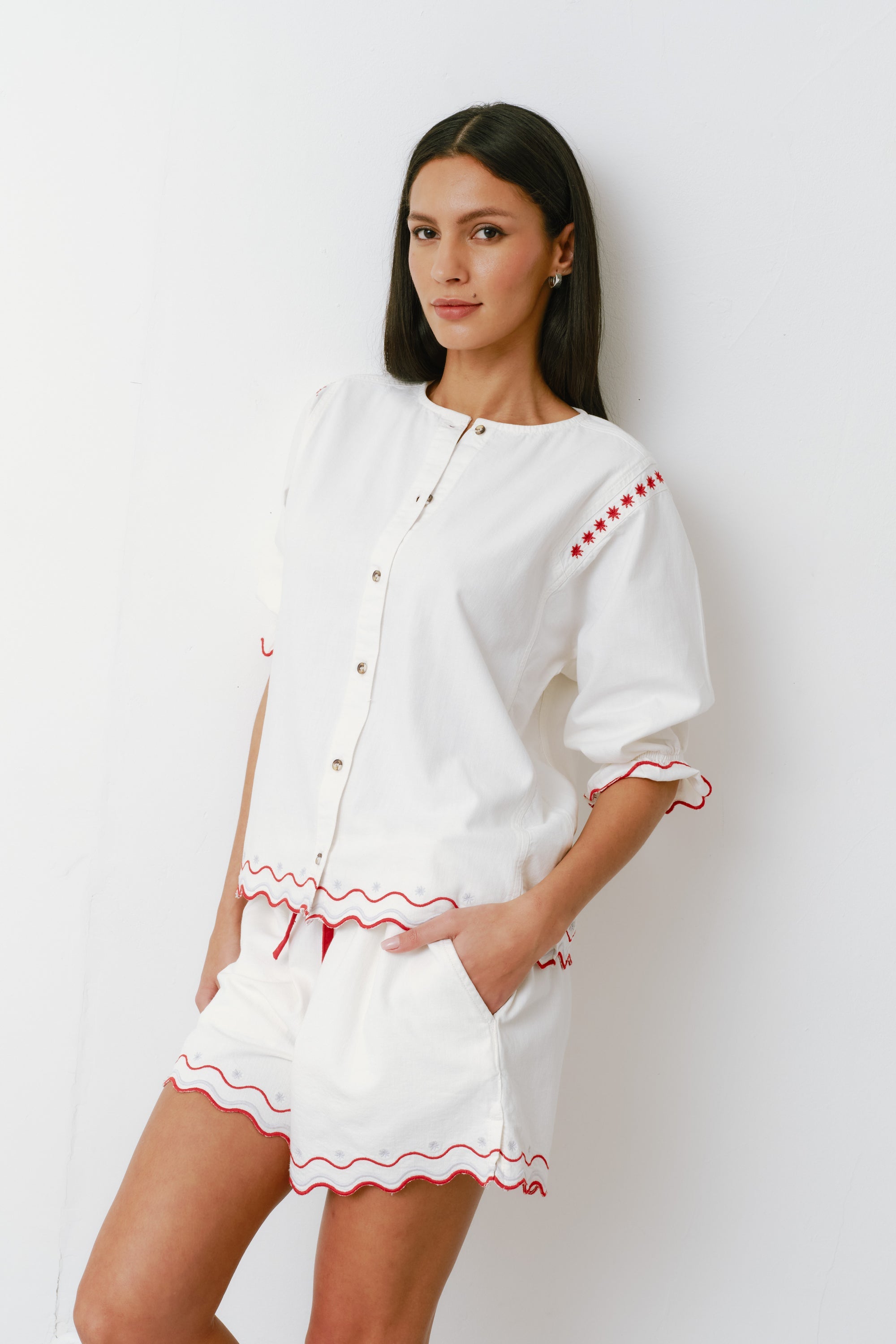 Seventy & Mochi Nina White Blouse