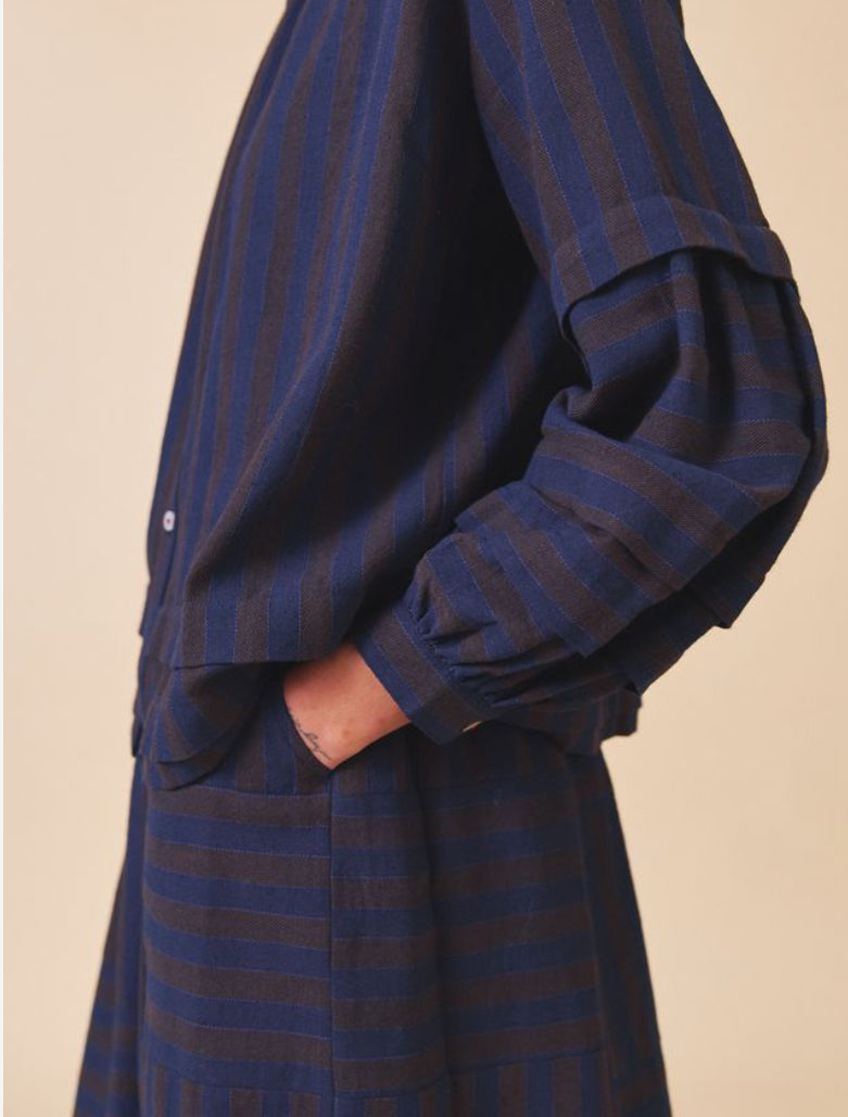 Sideline Sky Stripe Skirt