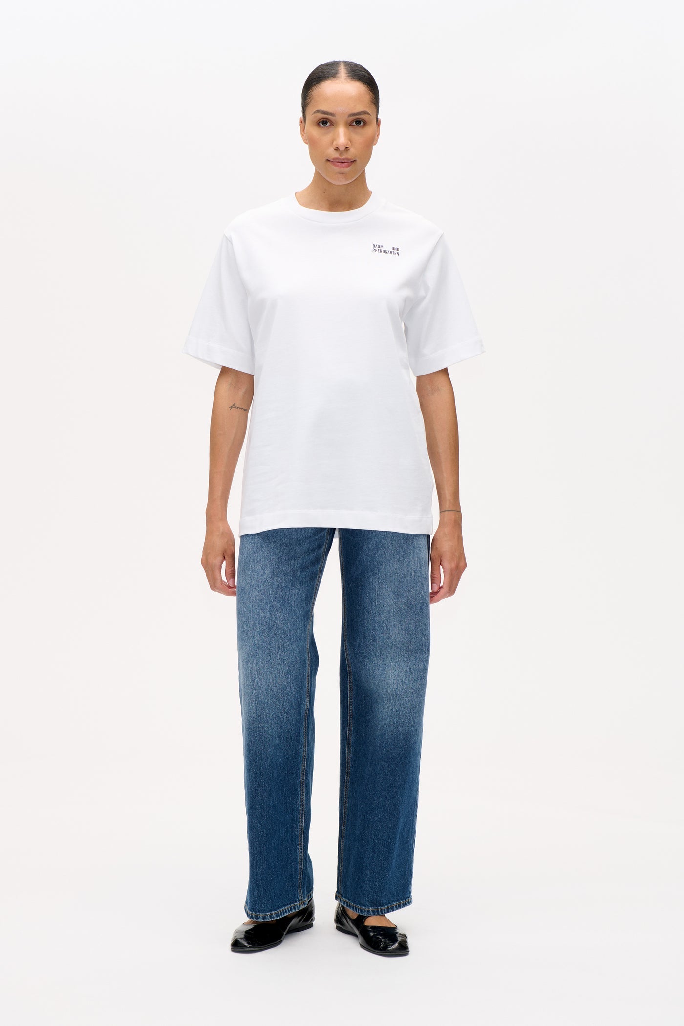 Baum Und Pferdgarten Janina BP Navy Check T-shirt