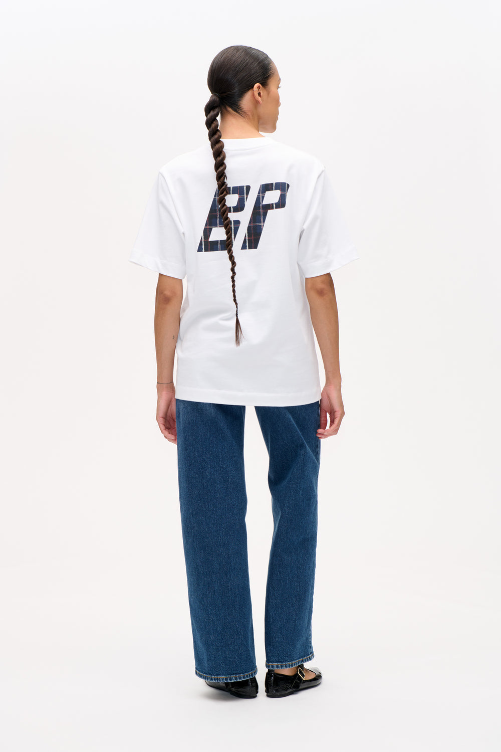 Baum Und Pferdgarten Janina BP Navy Check T-shirt