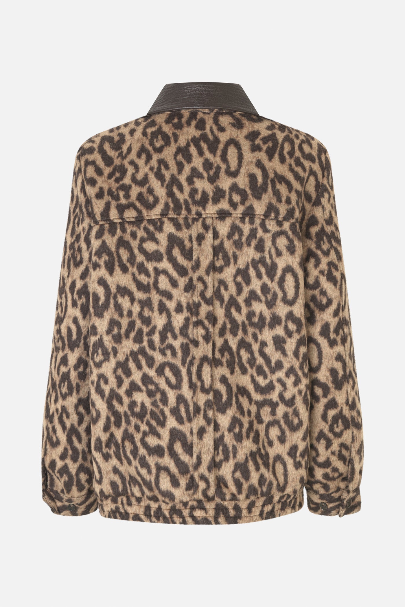 Baum Und Pferdgarten Beline Wool Camel Leopard Coat