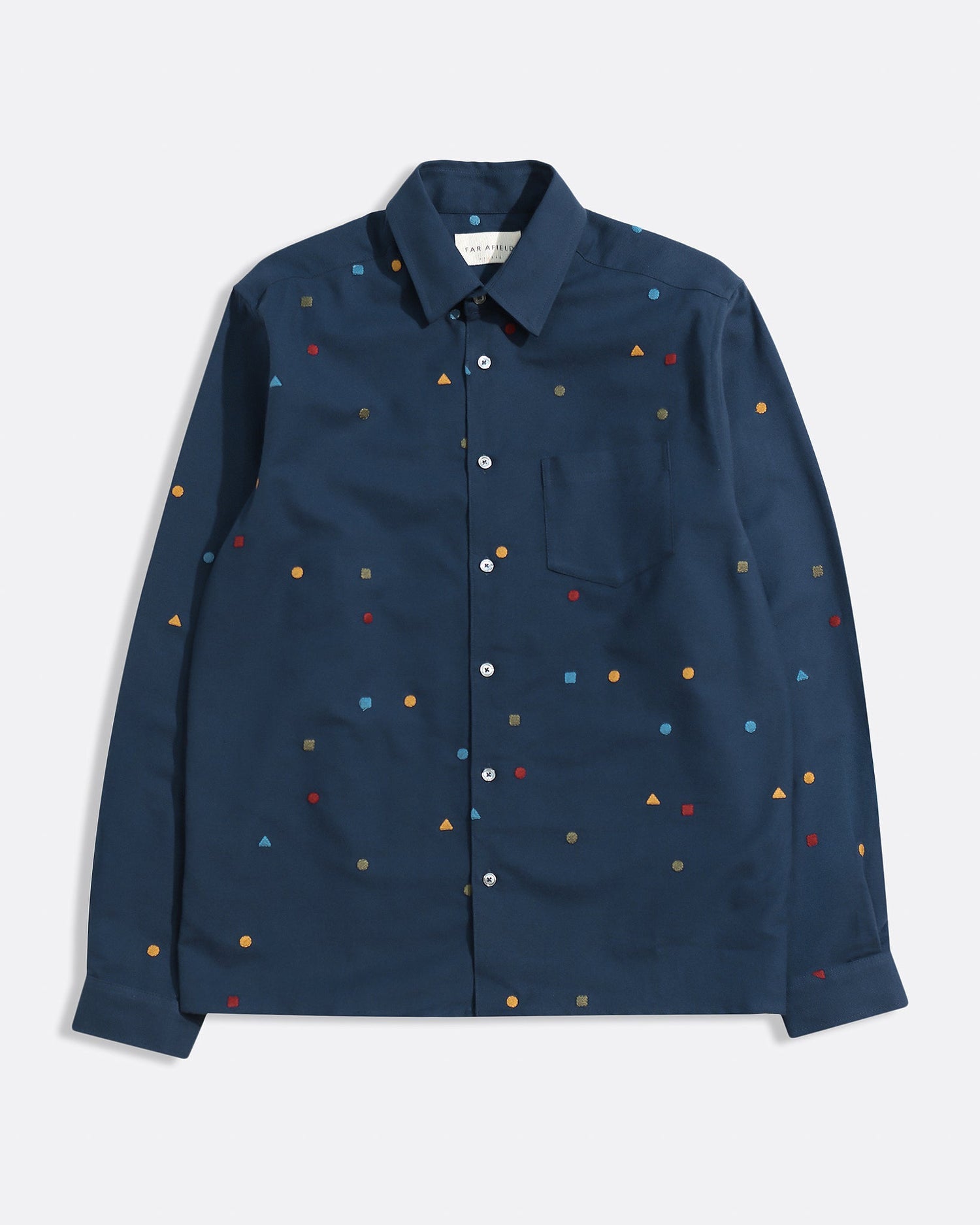 Far Afield Shapes Navy Shirt
