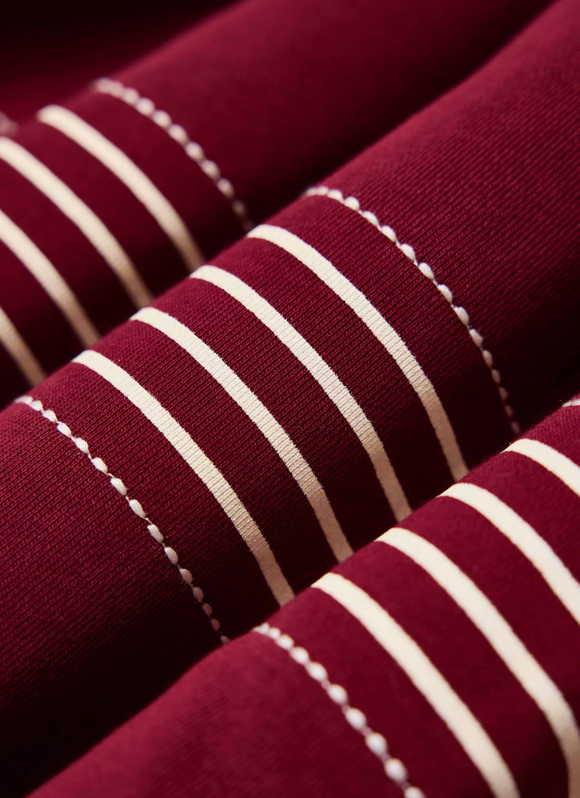 Percival Editor Burgundy Rugby Top