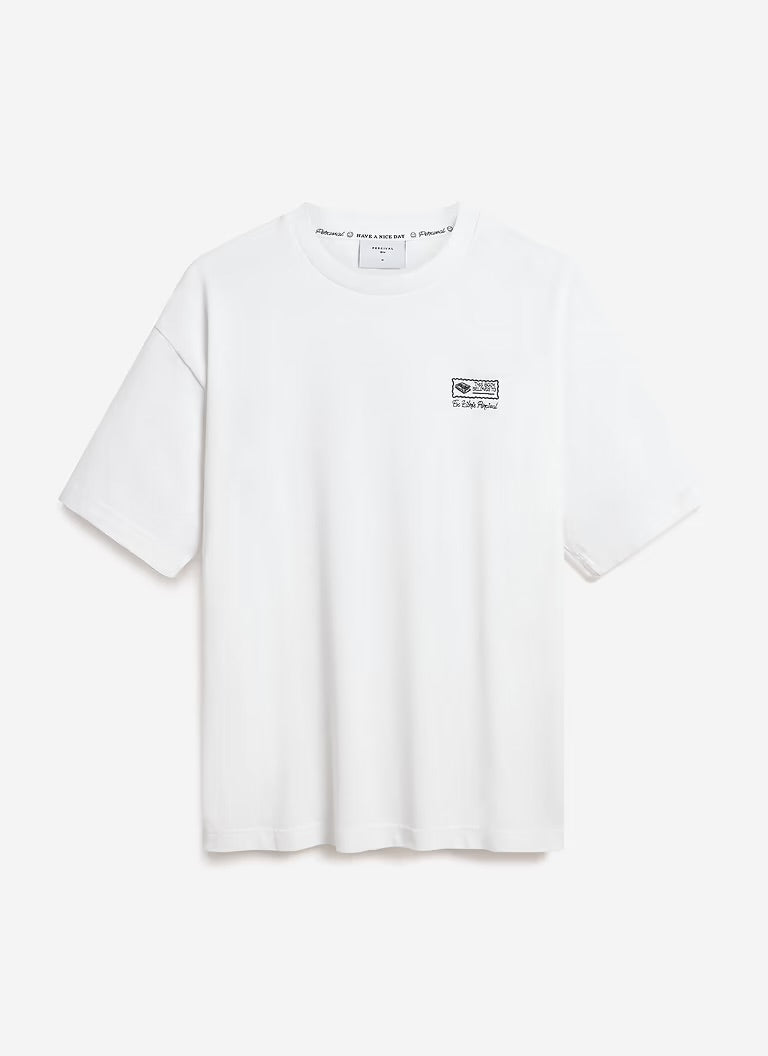 Percival Ex Libris Oversized White T-shirt
