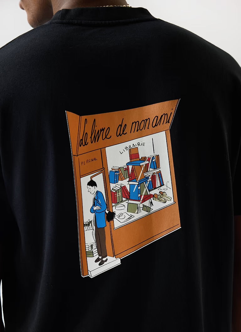 Percival Le Livre Black T-shirt