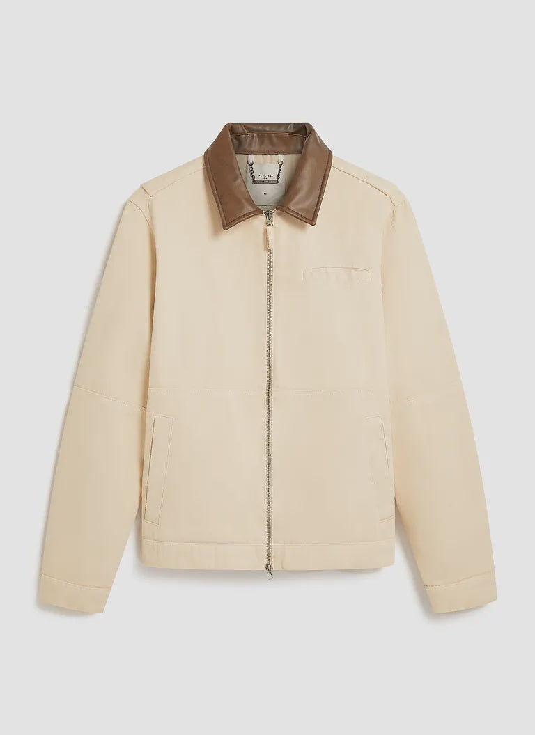 Percival Preface Contrast Collar Jacket