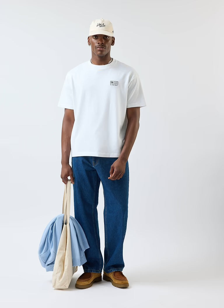Percival Ex Libris Oversized White T-shirt