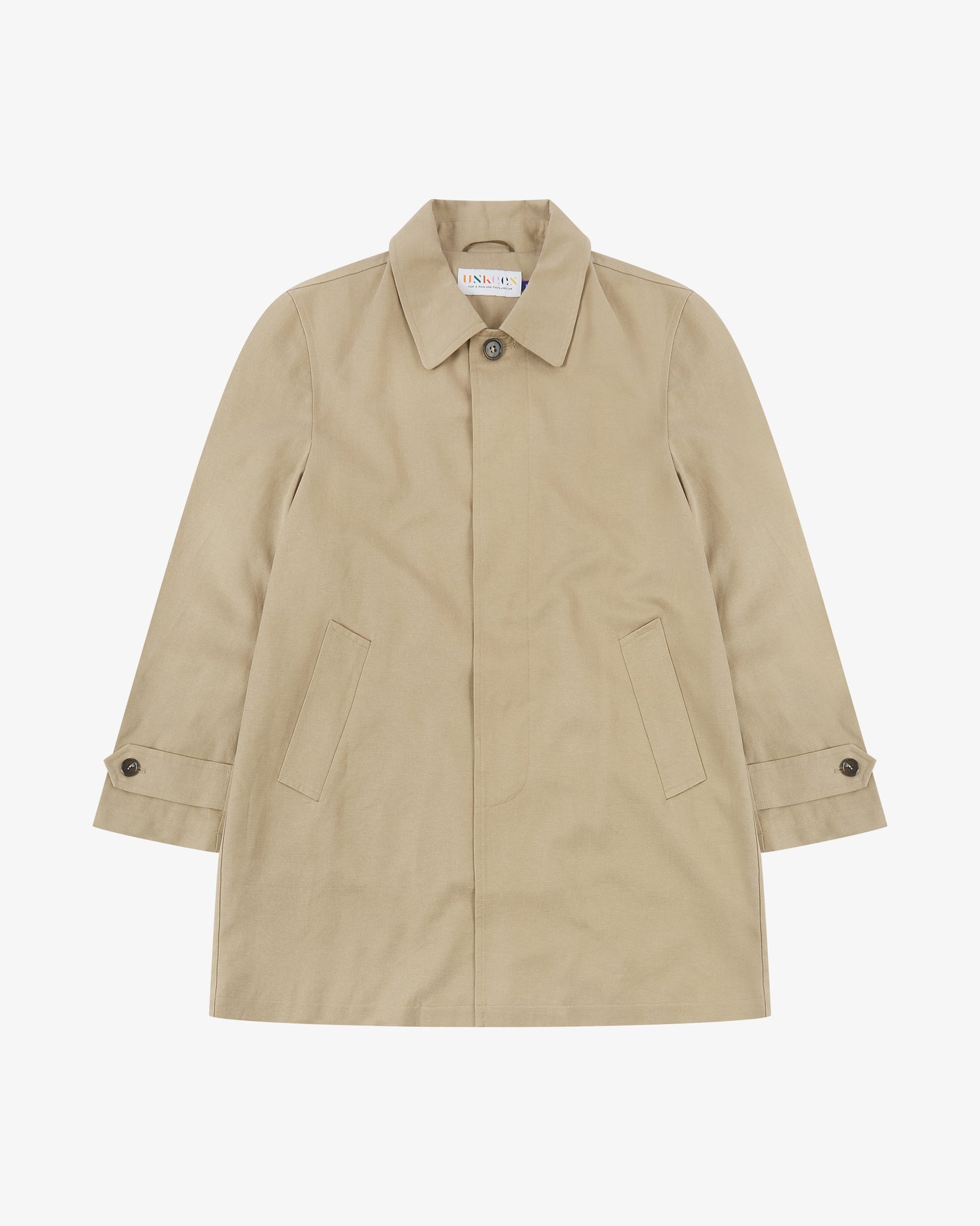Uskees #3048 Beige Car Coat