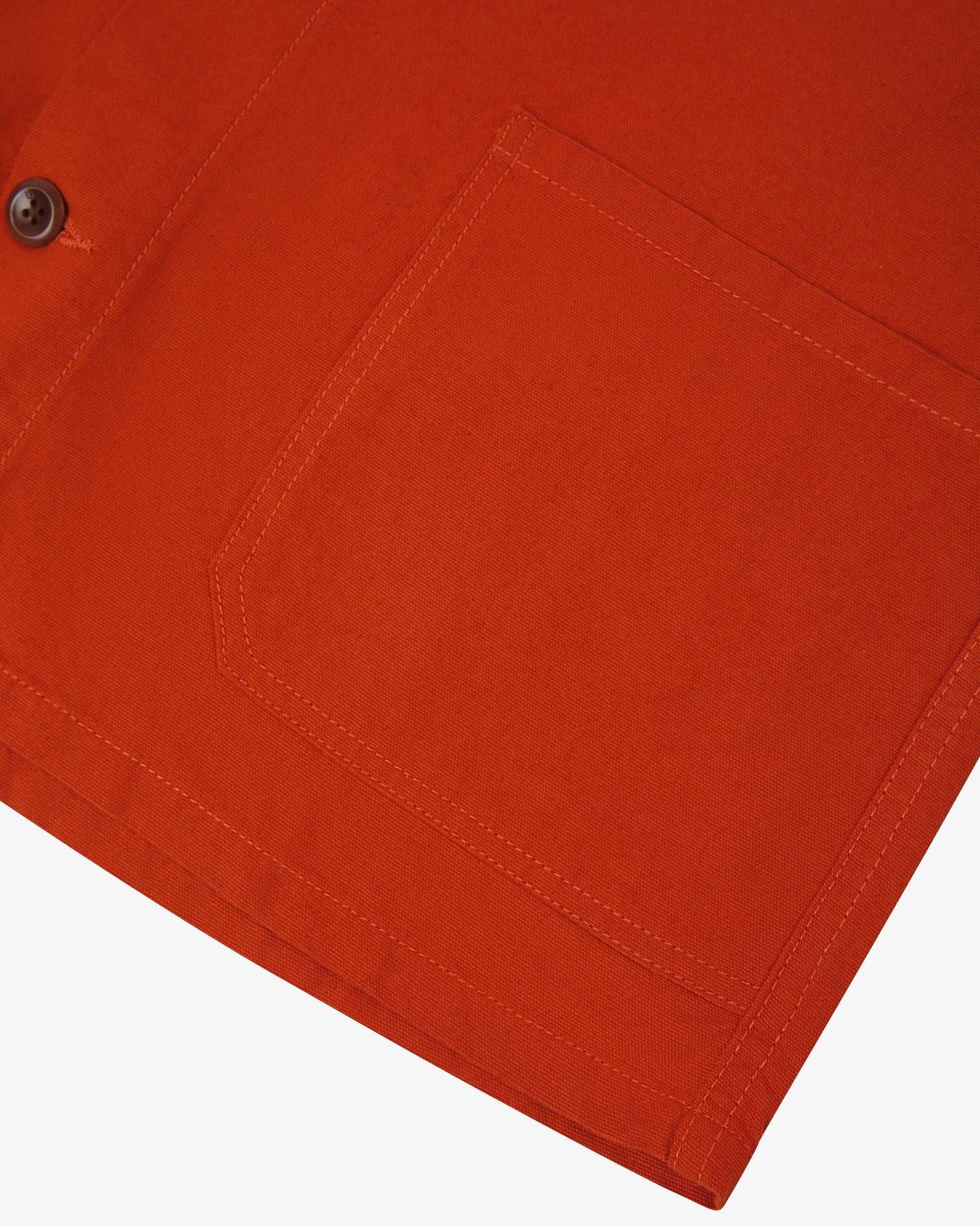 Uskees #3001 Rust Cotton Overshirt