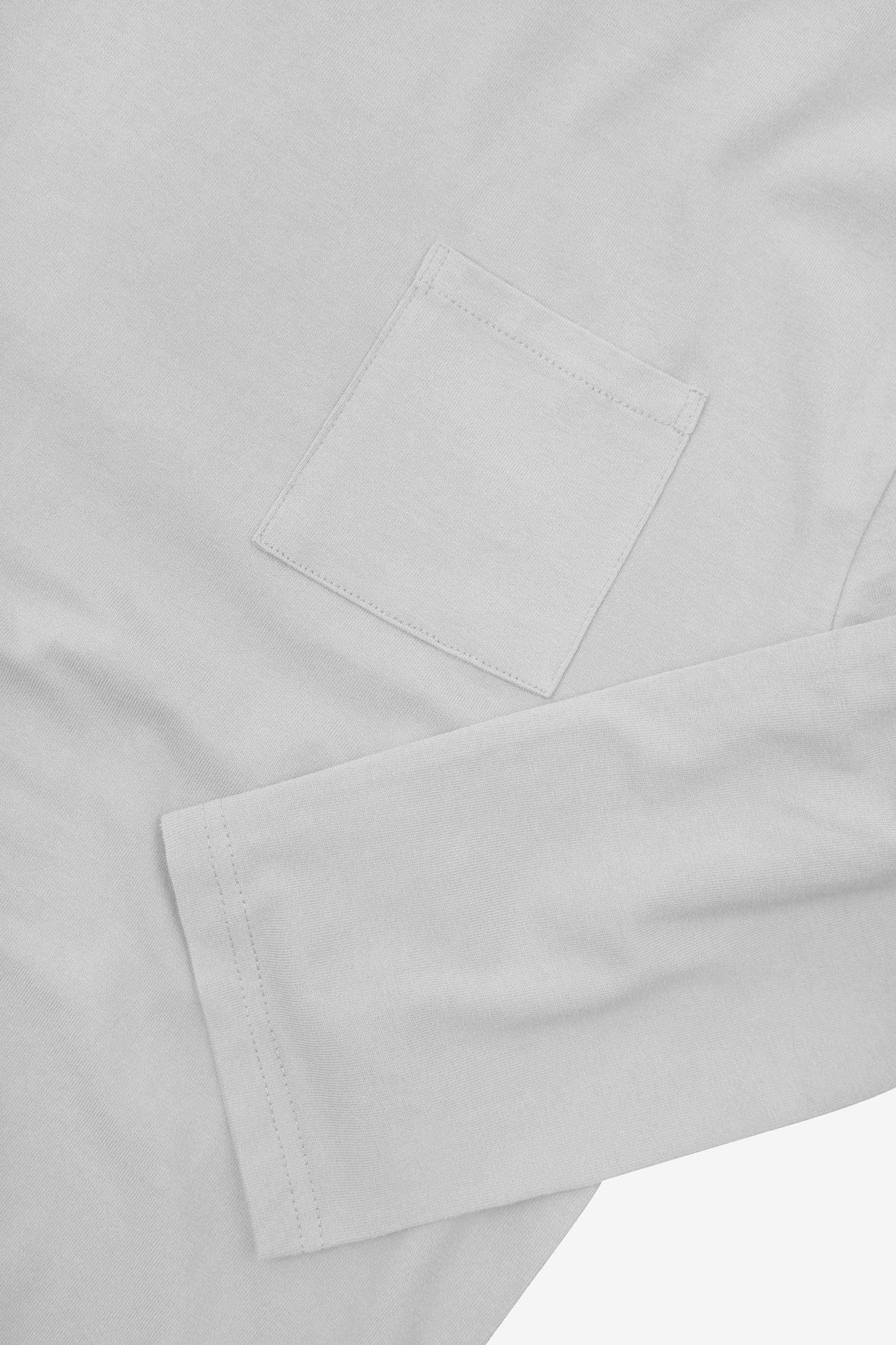 Uskees #7010 Longsleeve White T-shirt
