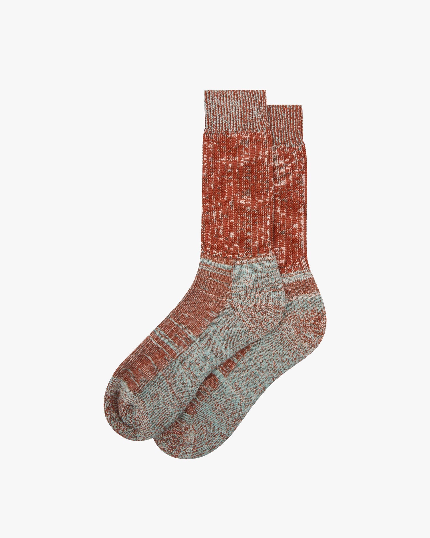 Uskees #4006 Alpine Brown Colour Fuzz Socks