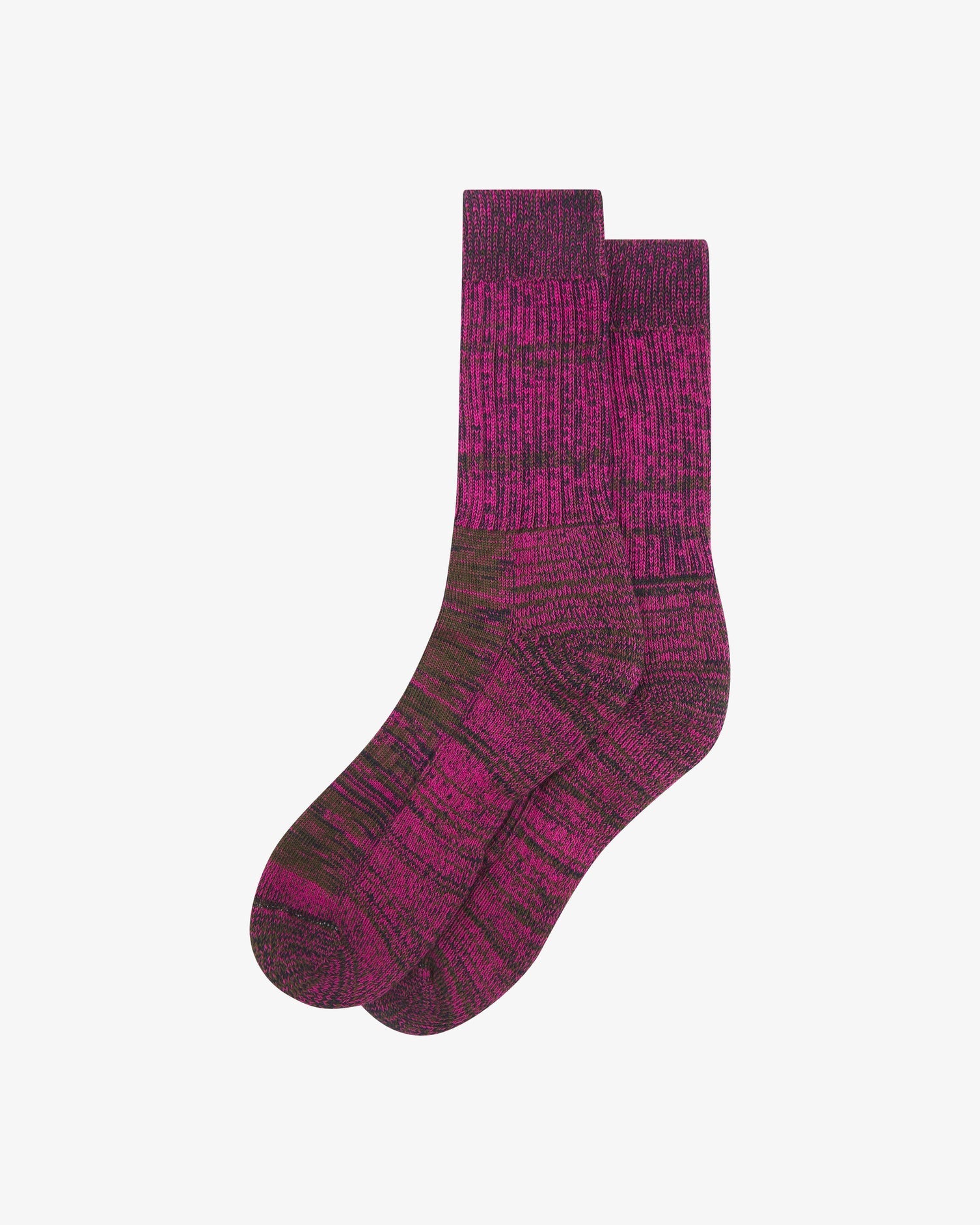 Uskees #4006 Magenta Sunset Colour Fuzz Socks