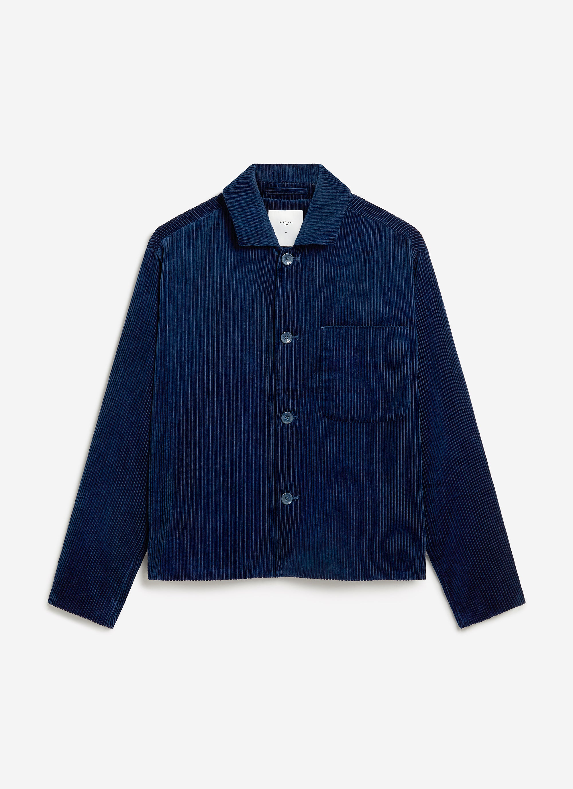 Percival Navy Cord Overshirt