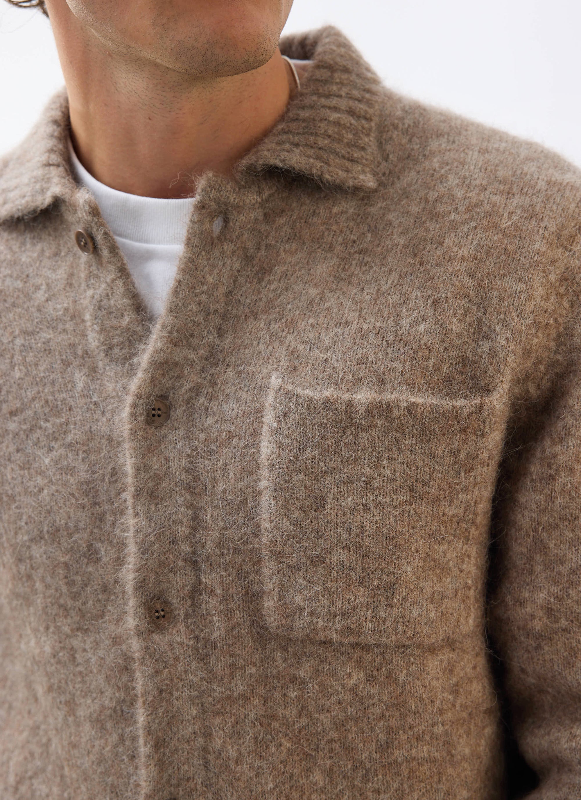 Percival Novel Oak Brown Cardigan