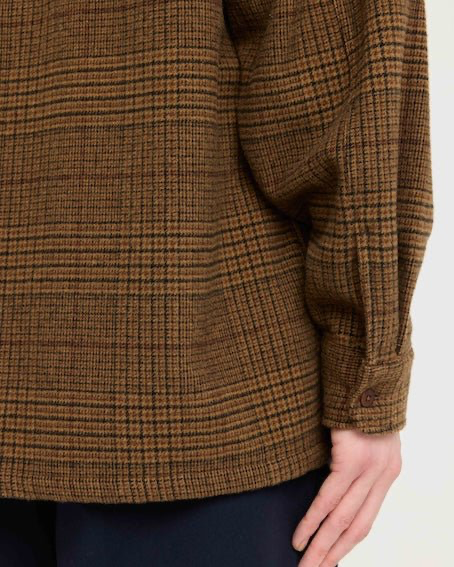 Castart Imperta Brown Check Overshirt