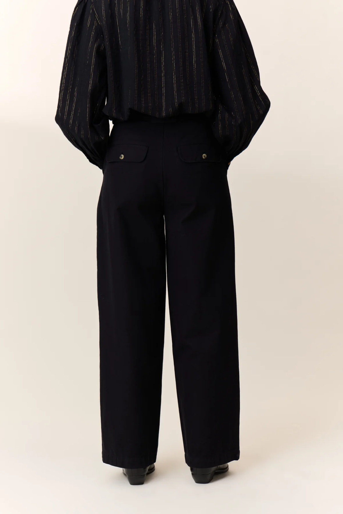 Leon & Harper Parwin Black Trousers