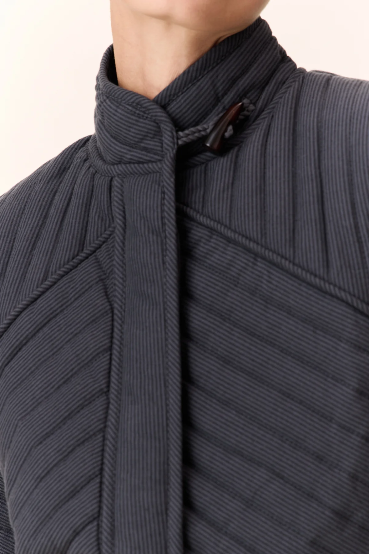 Leon & Harper Viking Stripe Black Jacket