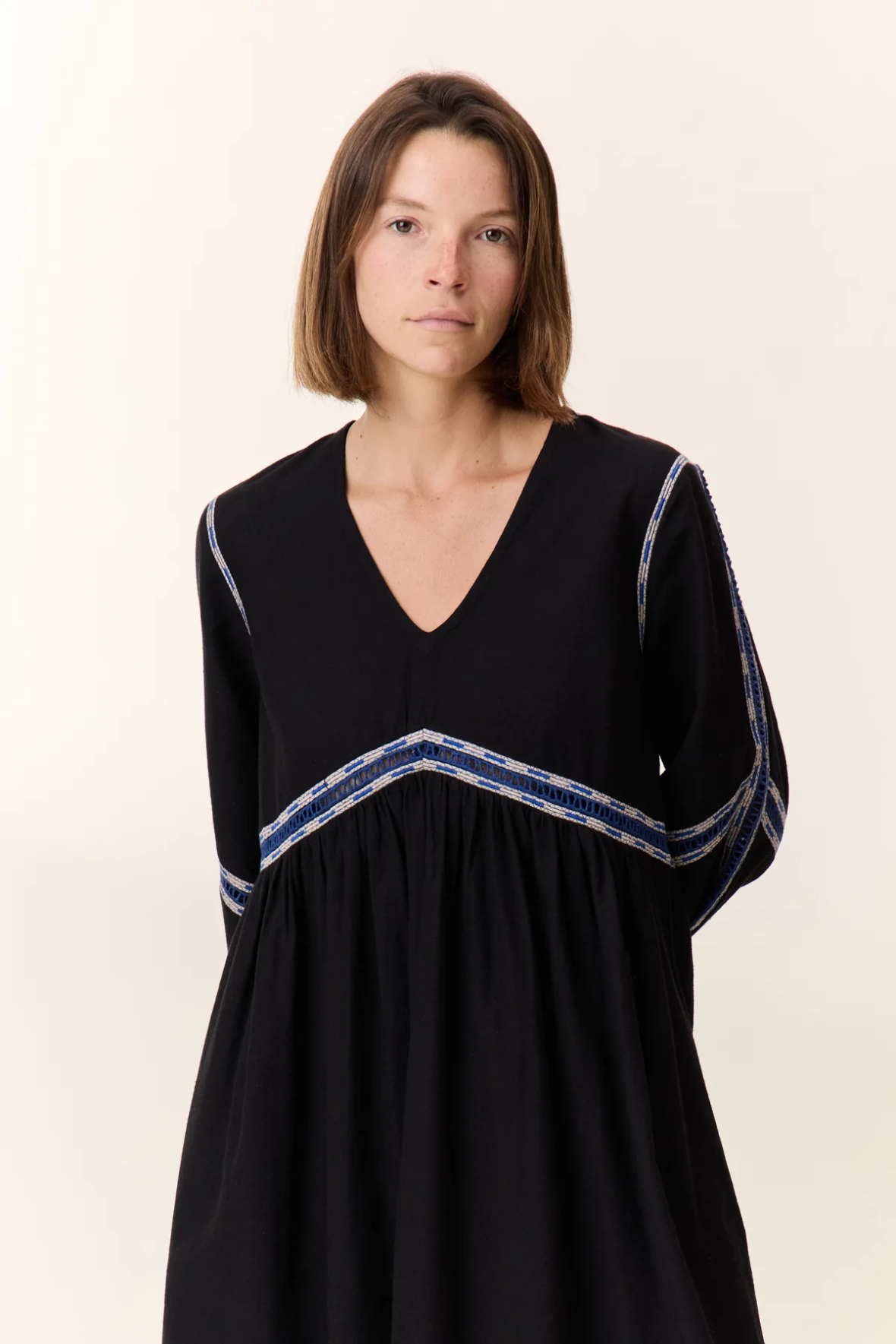 Leon & Harper Reeta Lad Black Dress