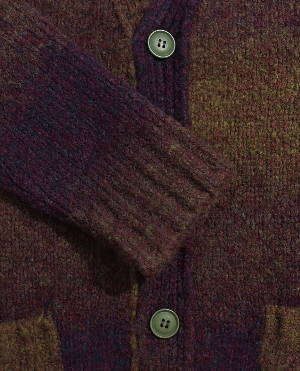 Far Afield Buckley Purple Green Cardigan