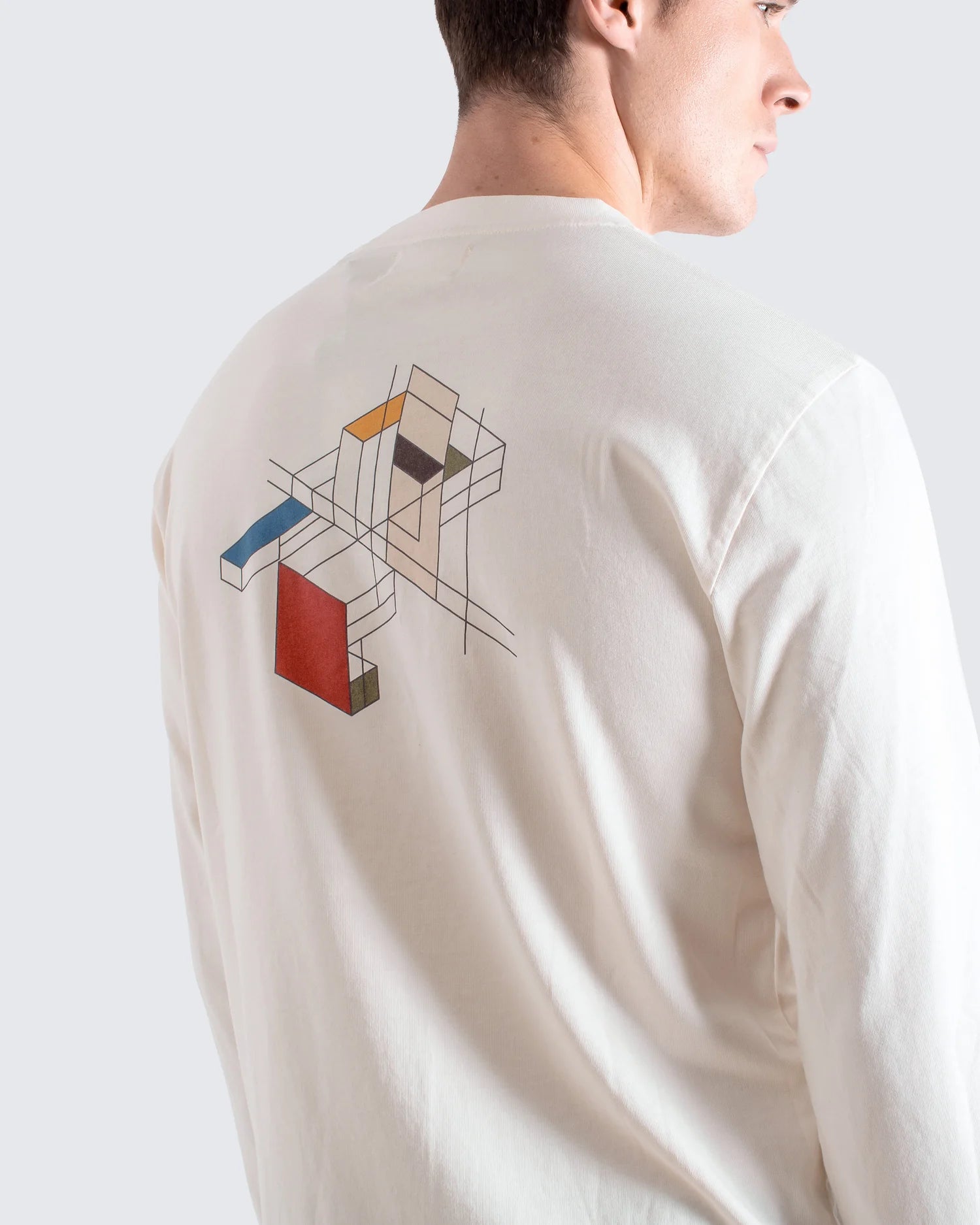 Far Afield Architect White Longsleeve T-shirt