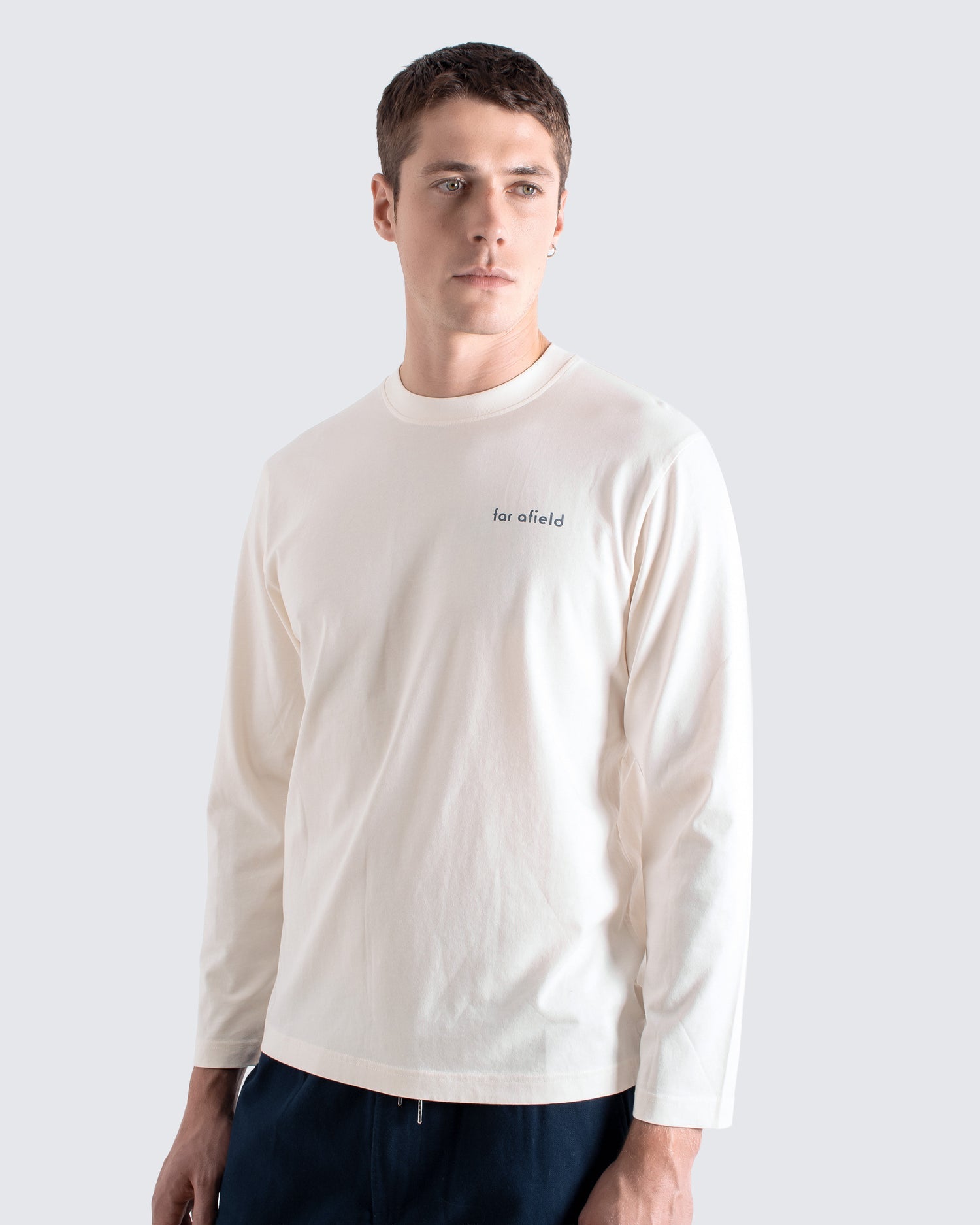 Far Afield Architect White Longsleeve T-shirt