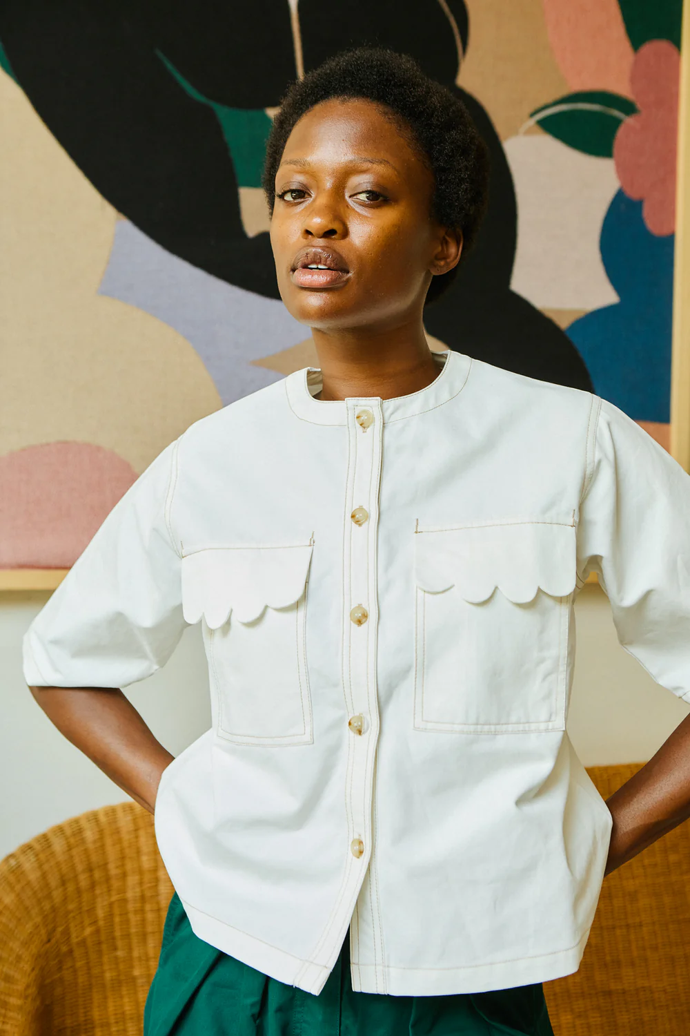 L.F Markey Alwyn White Top