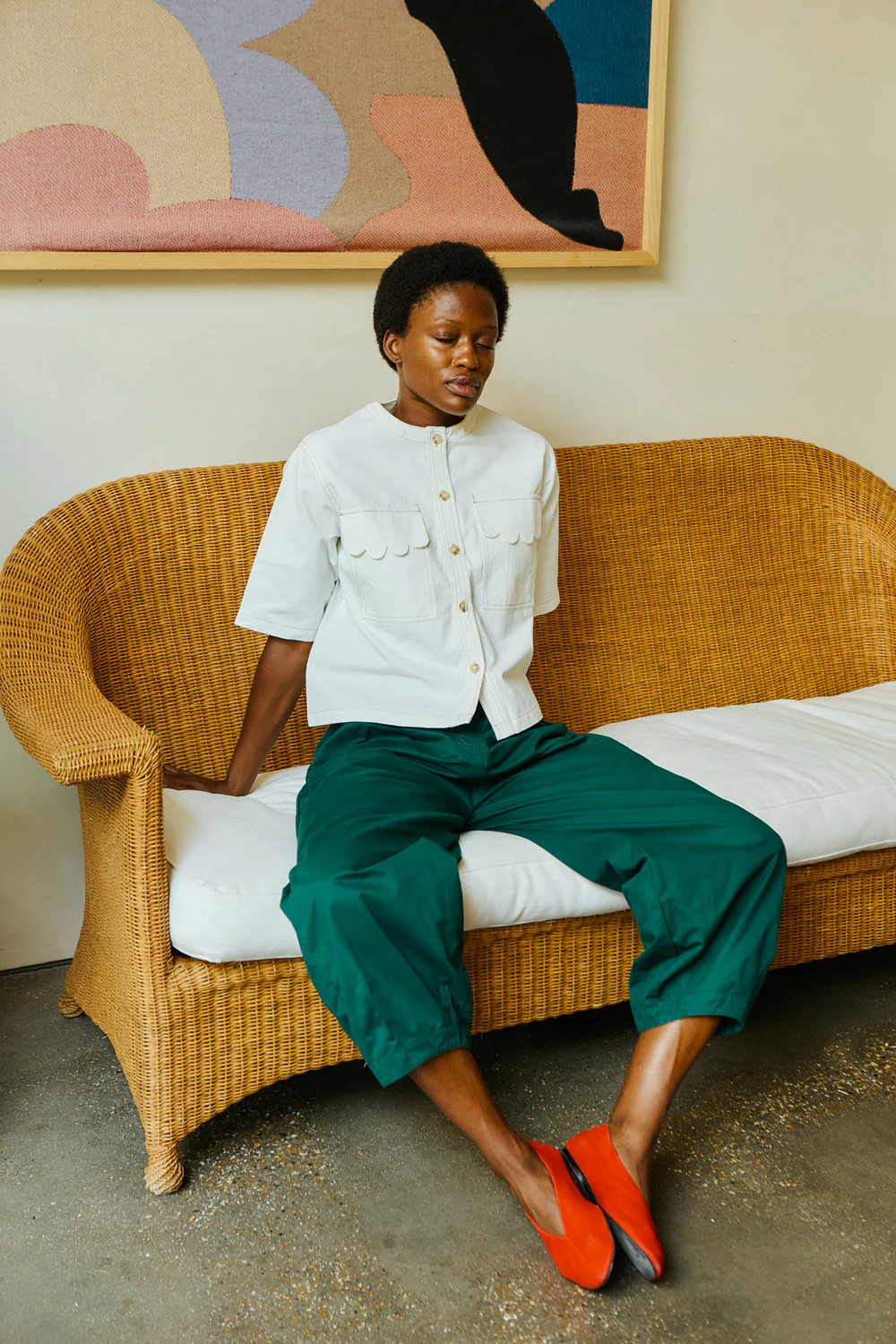 L.F Markey Alwyn White Top