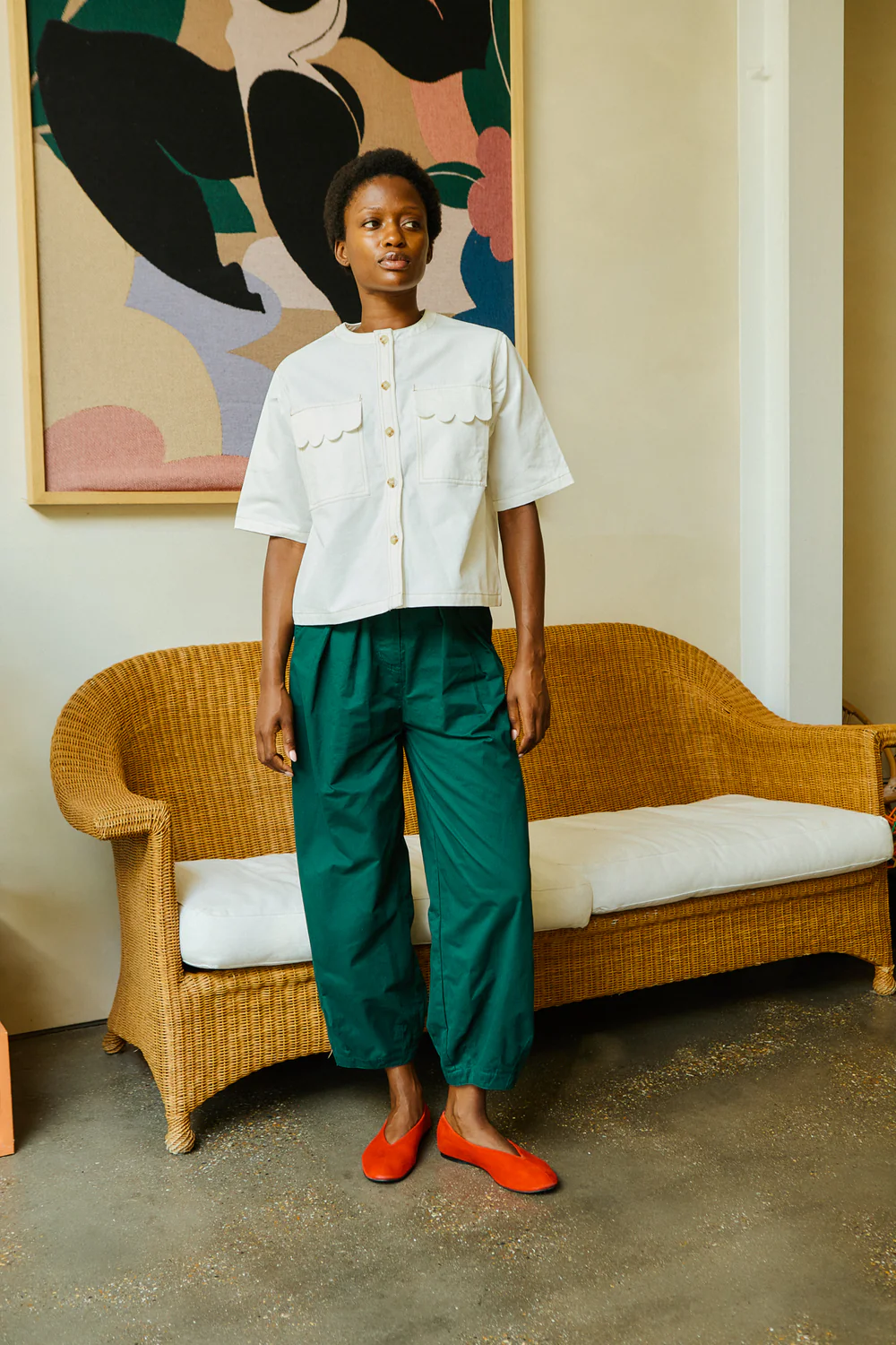L.F Markey Alwyn White Top