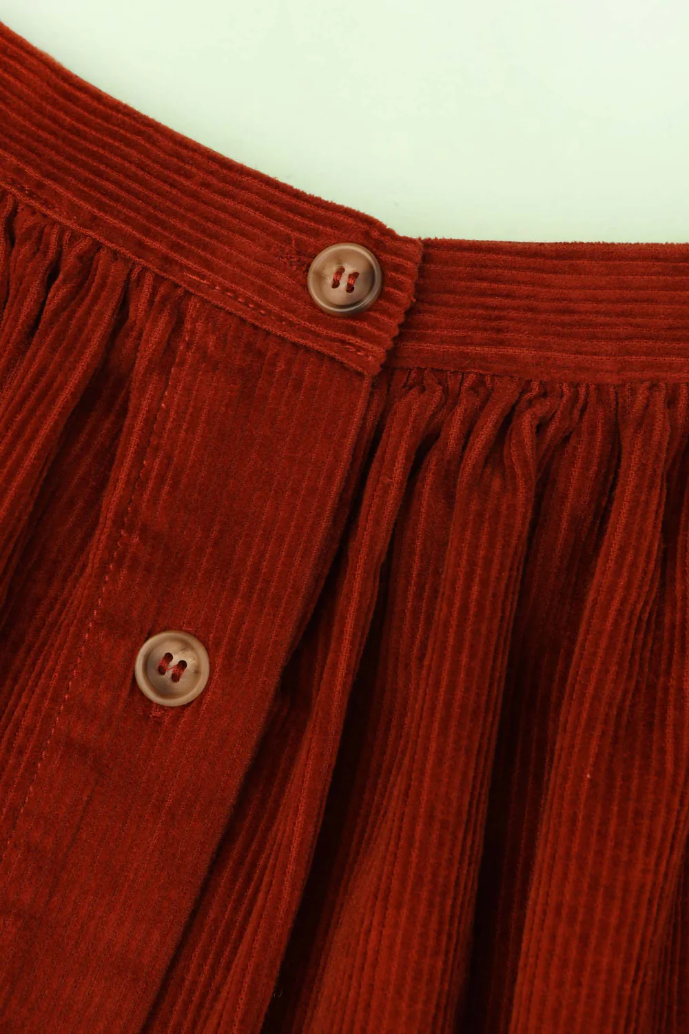 L.F Markey Isaak Rust Midi Skirt