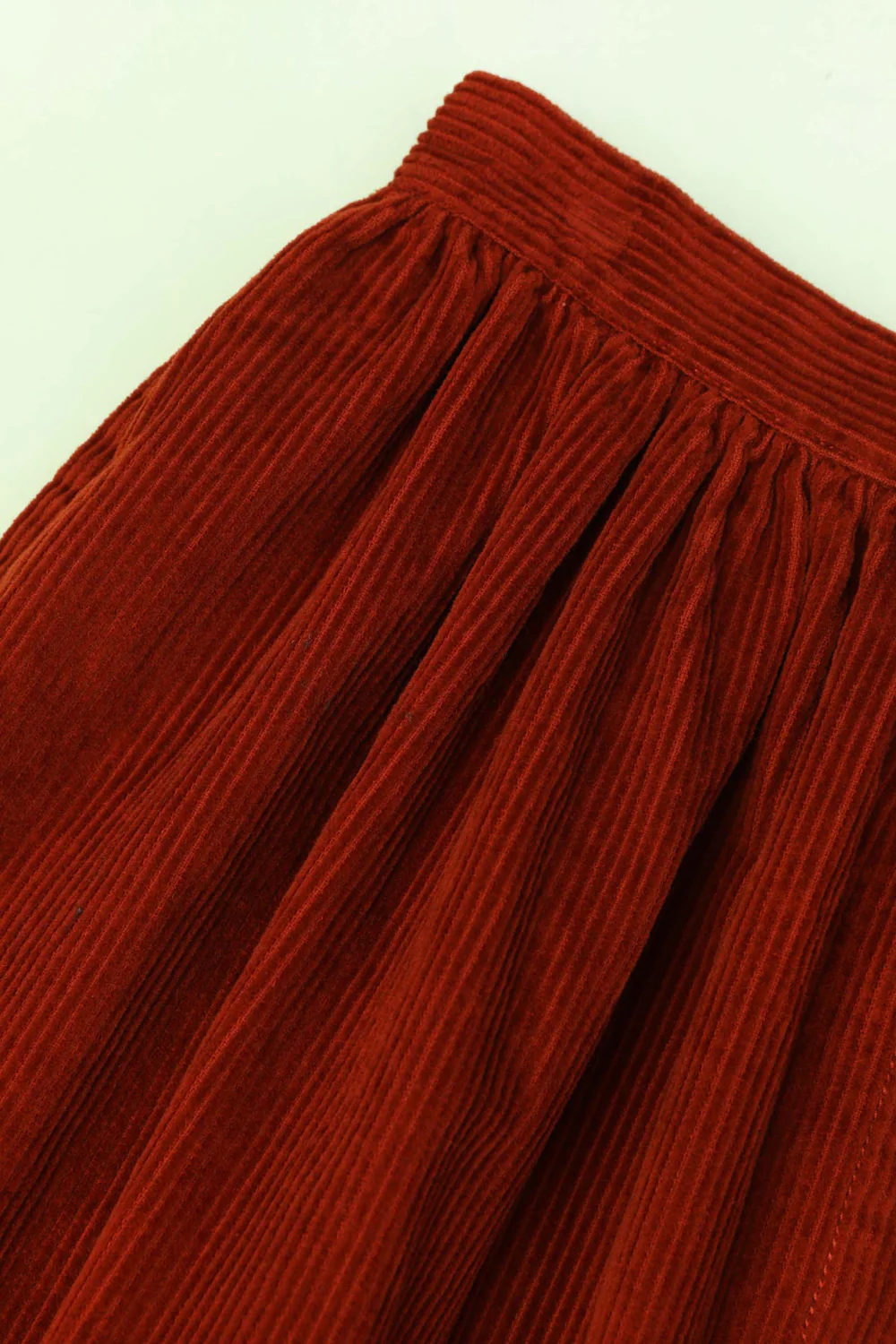 L.F Markey Isaak Rust Midi Skirt