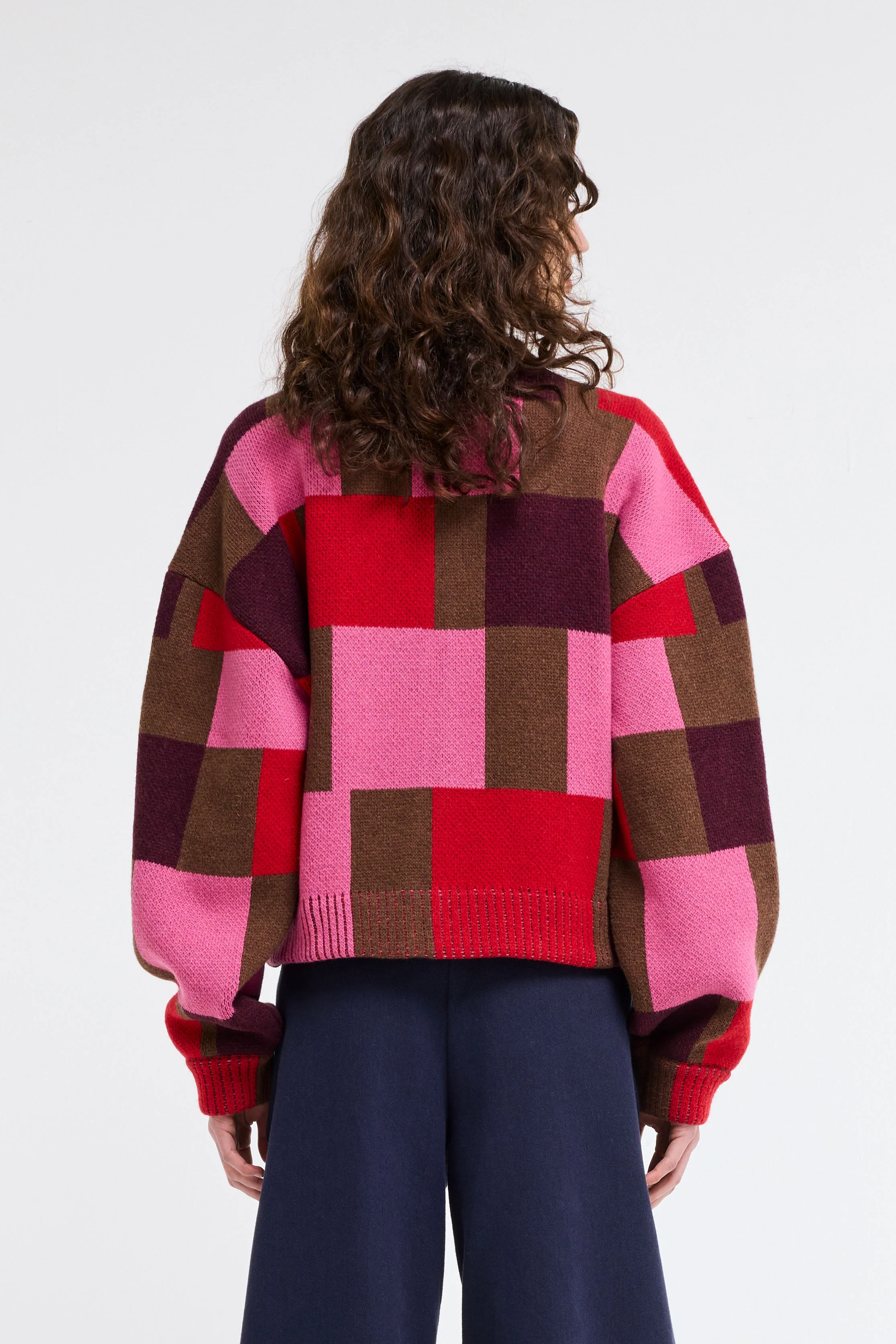Our Sister Kent Pink Knit Jacket