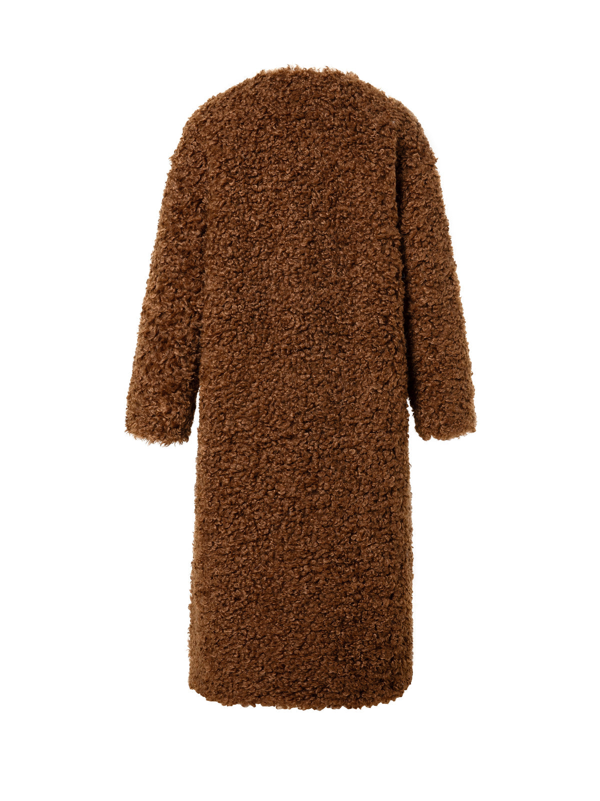 Jakke Arc Brown Faux Borg Coat