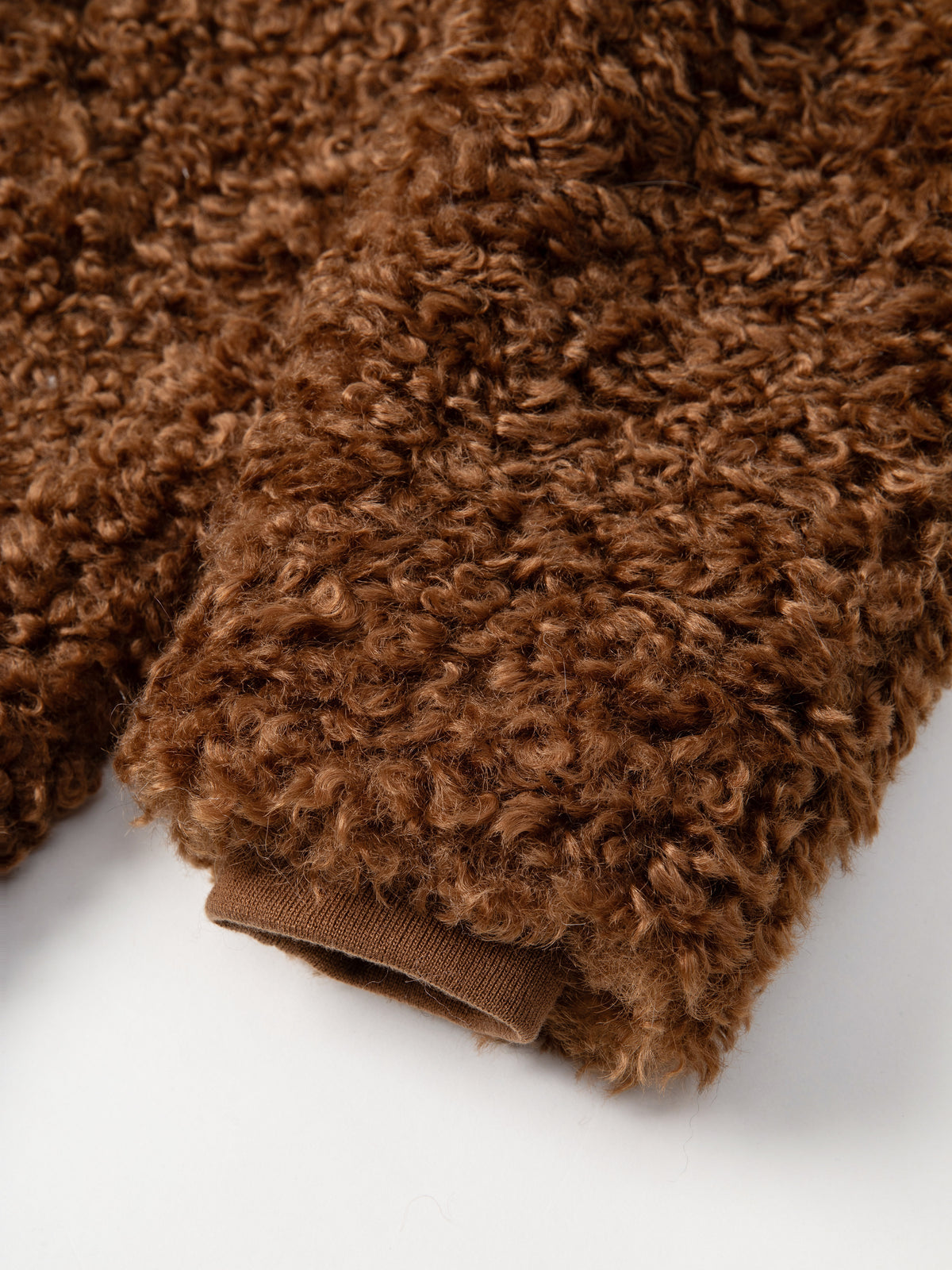 Jakke Arc Brown Faux Borg Coat