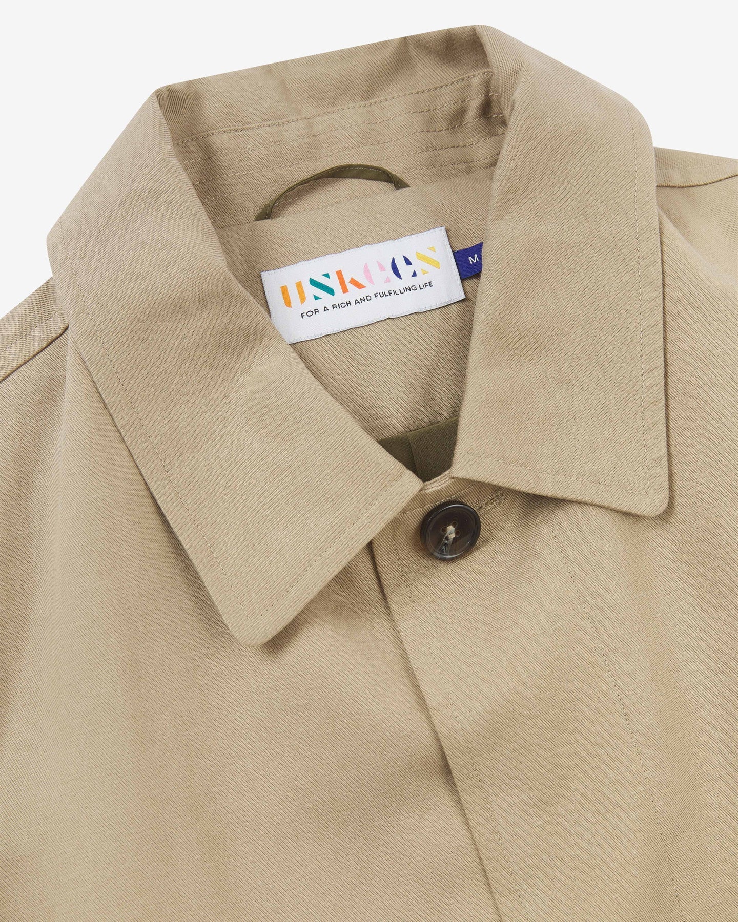 Uskees #3048 Beige Car Coat