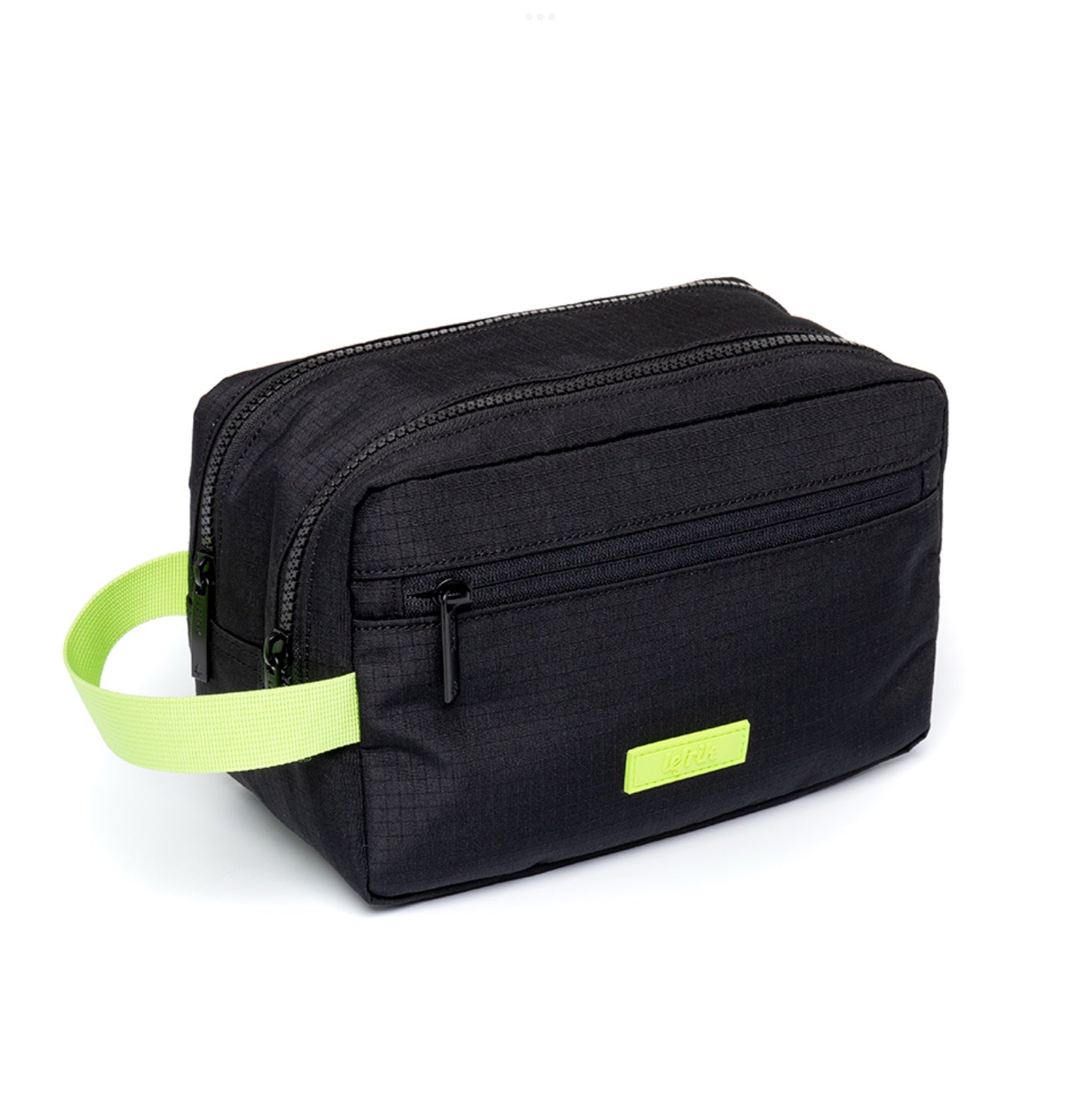 Lefrik Kei Double Black Lime Ripstop Washbag