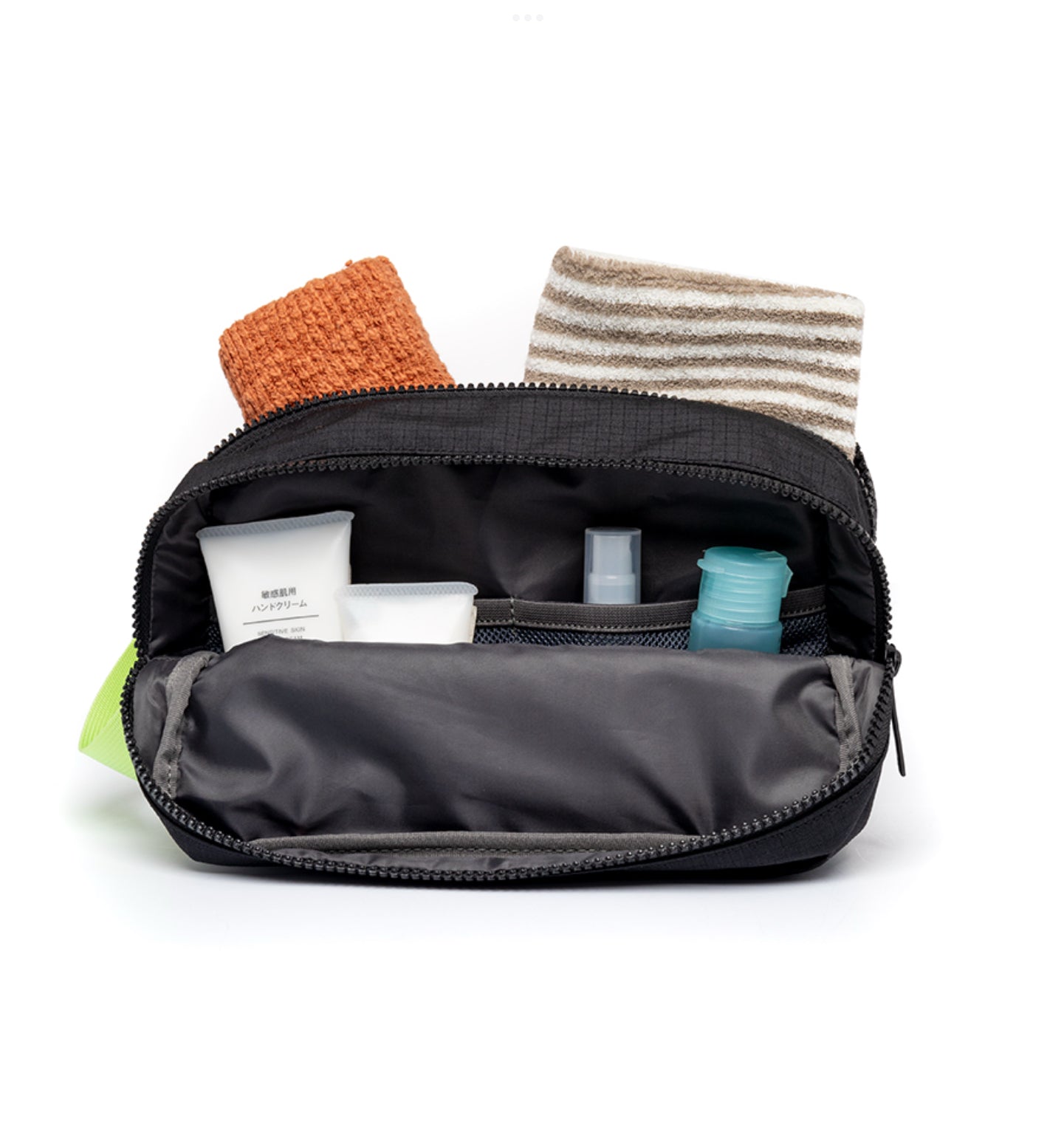 Lefrik Kei Double Black Lime Ripstop Washbag