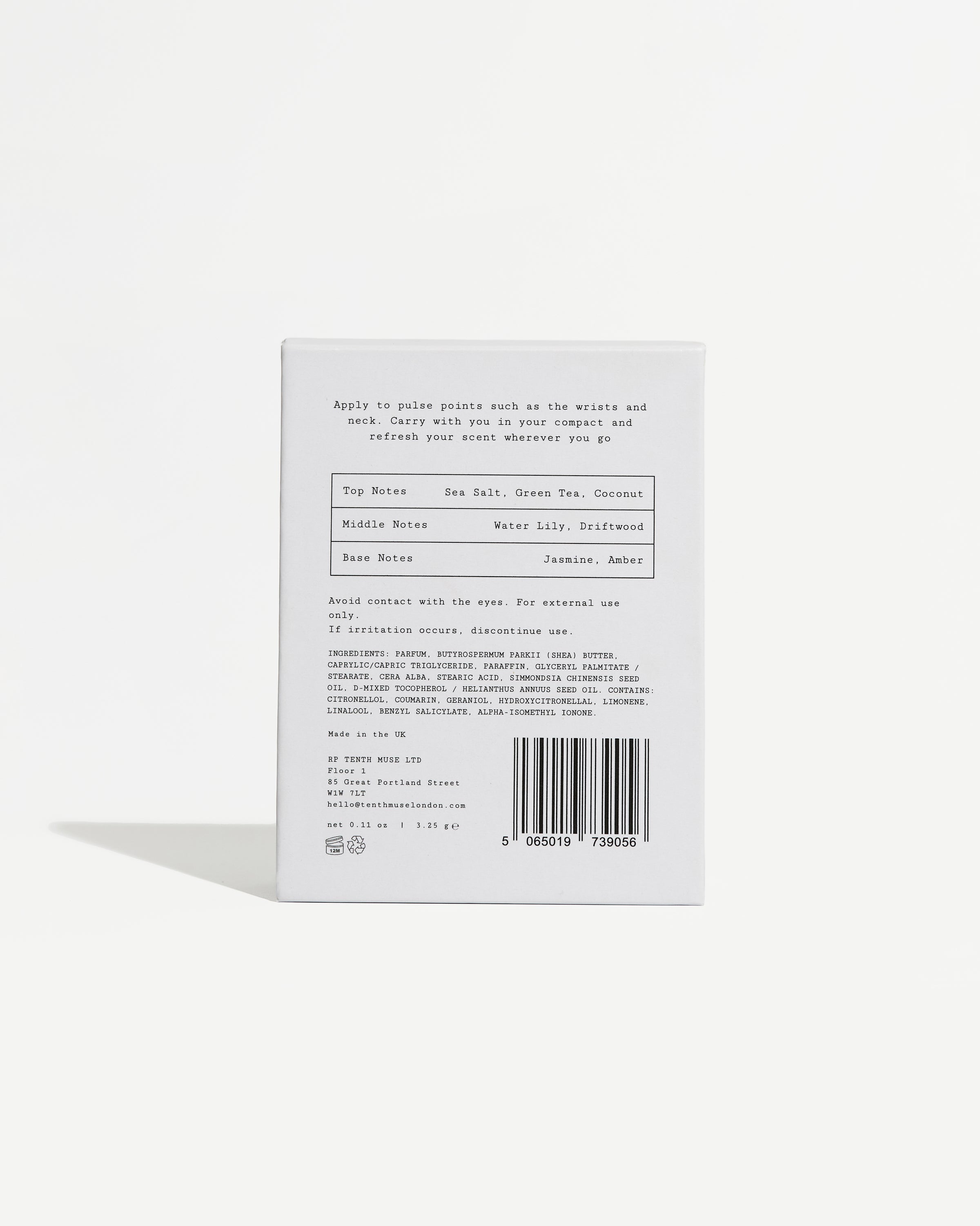 Tenth Muse Salted Skin Solid Perfume