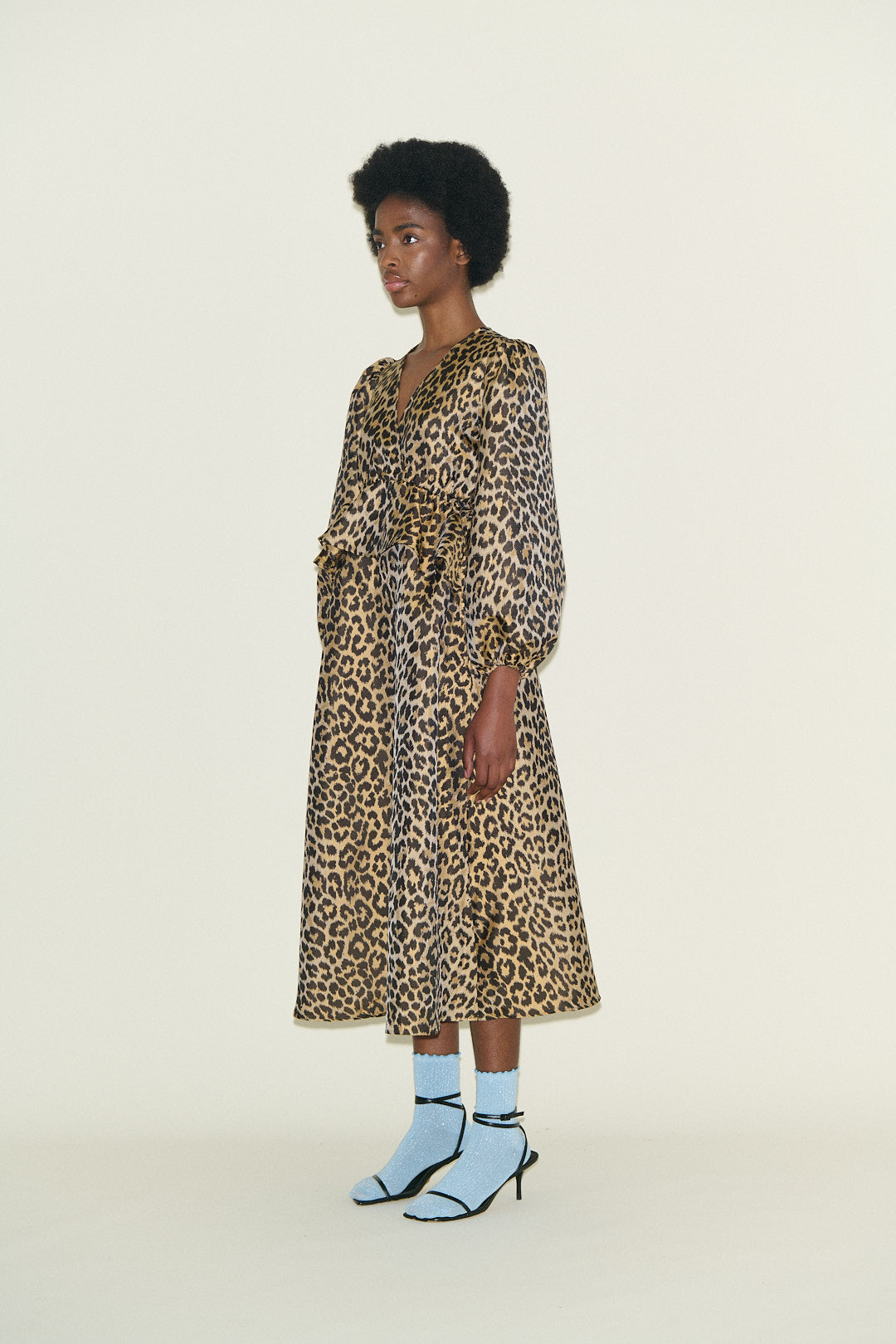 Samdi Dasha Leopard Jacquard Dress