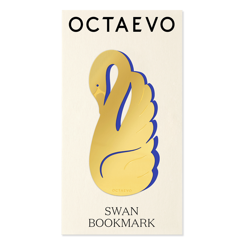 Octaevo Brass Swan Bookmark