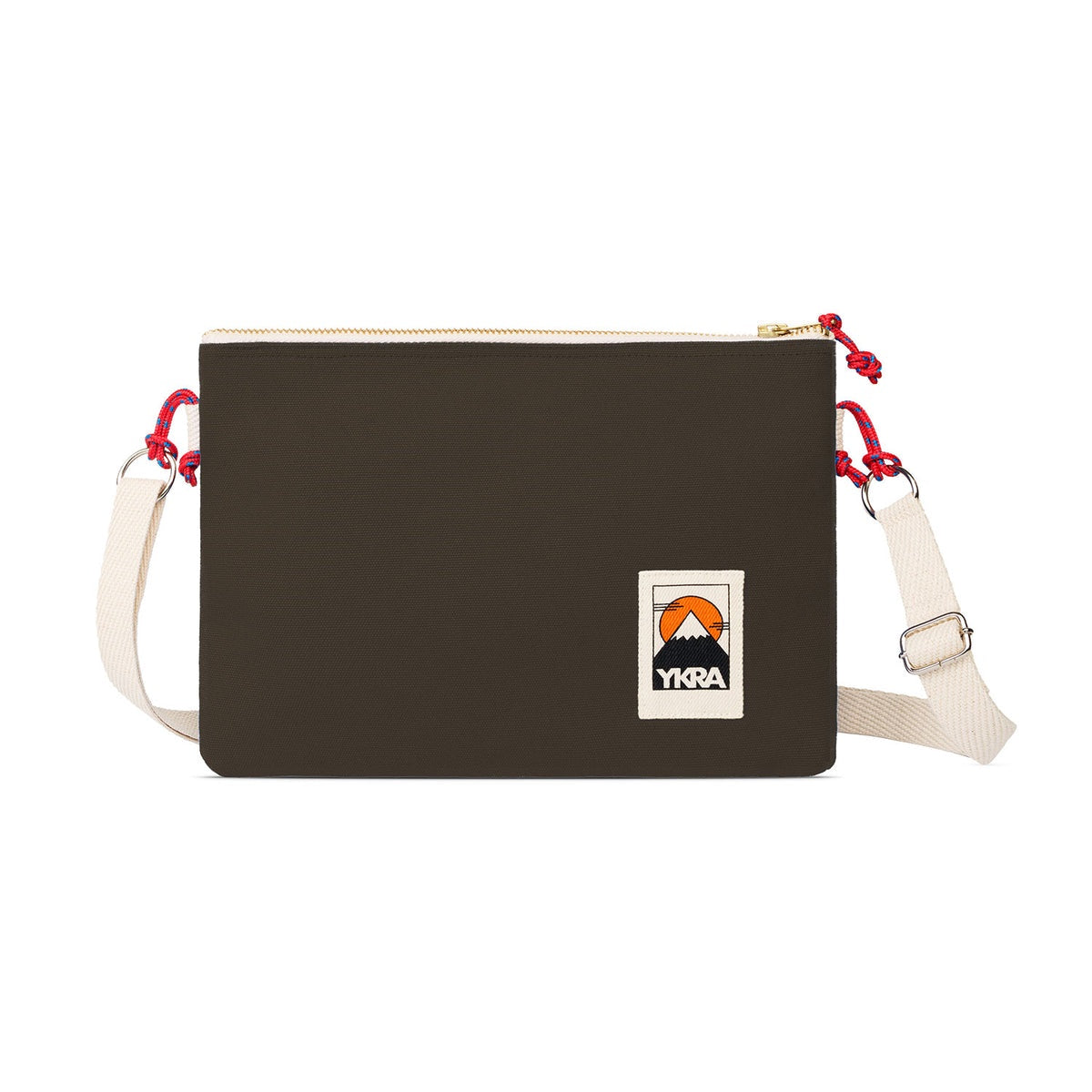 Ykra Khaki Side Pouch