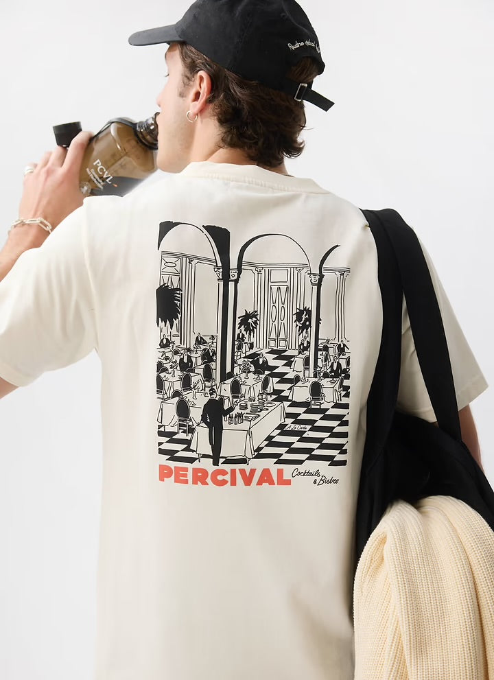 Percival Bistro Ecru T-shirt