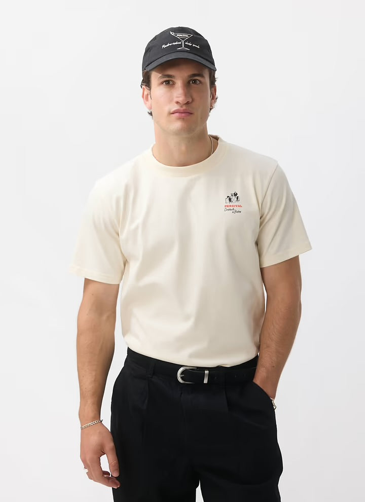Percival Bistro Ecru T-shirt