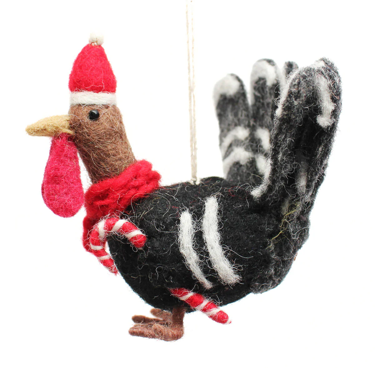 Amica Felt Festive Turkey Christmas Decoration
