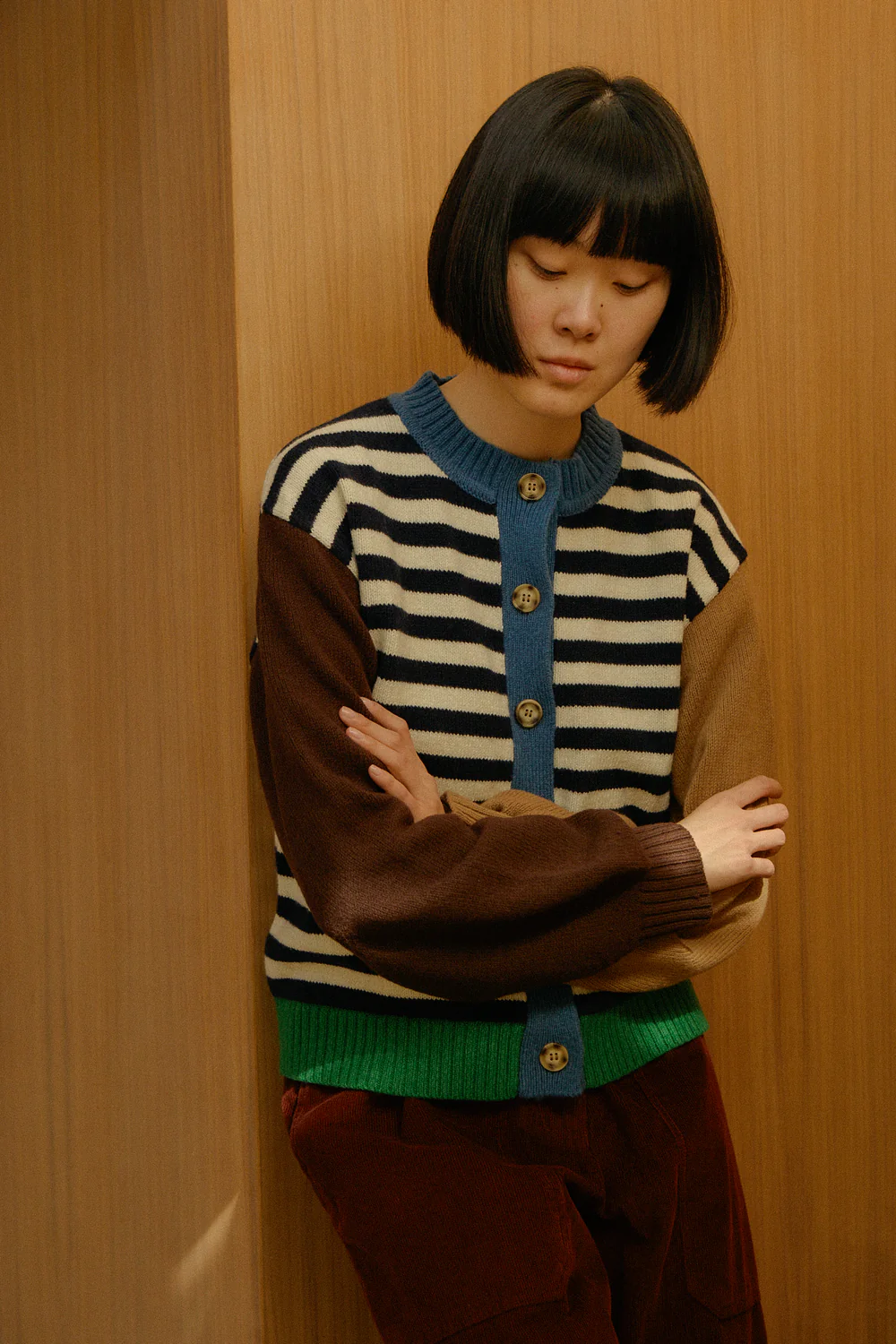 L. F Markey Eval Cornwall Stripe Cardigan