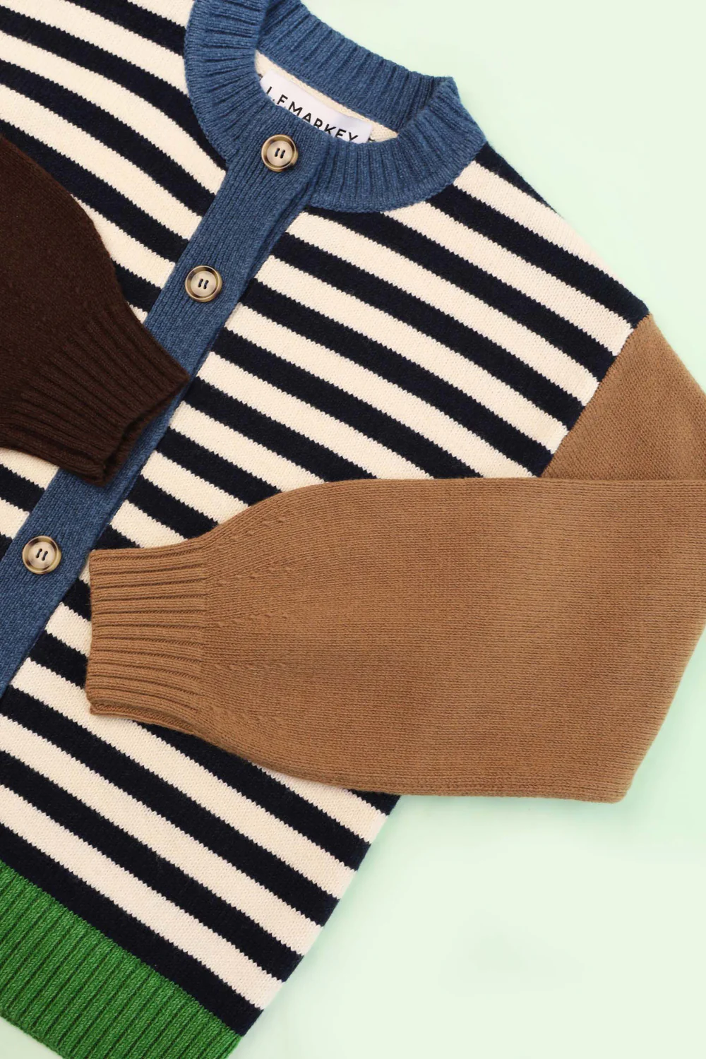 L. F Markey Eval Cornwall Stripe Cardigan