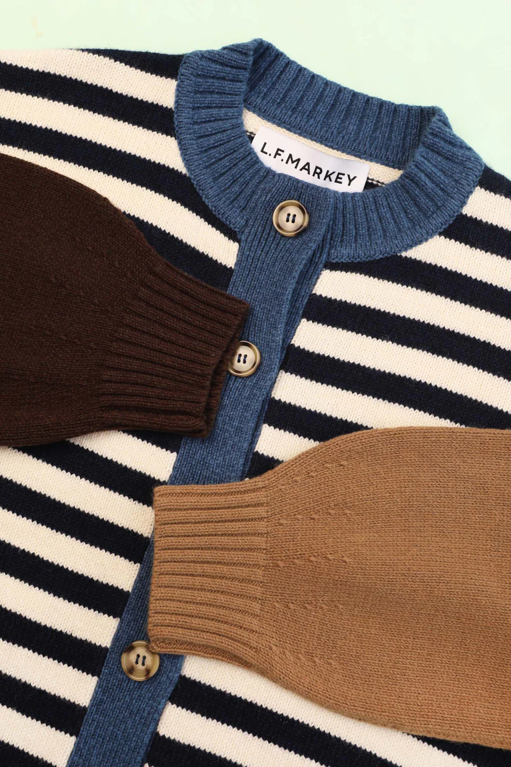 L. F Markey Eval Cornwall Stripe Cardigan