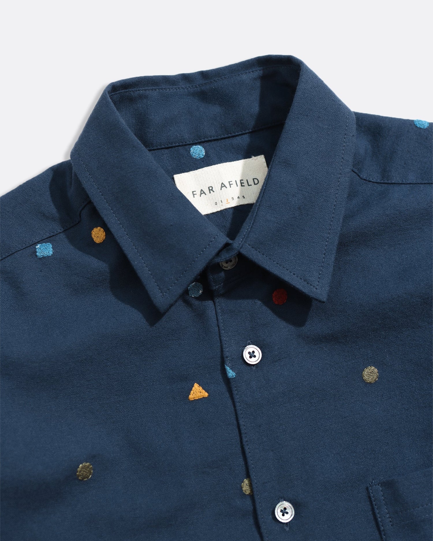 Far Afield Shapes Navy Shirt