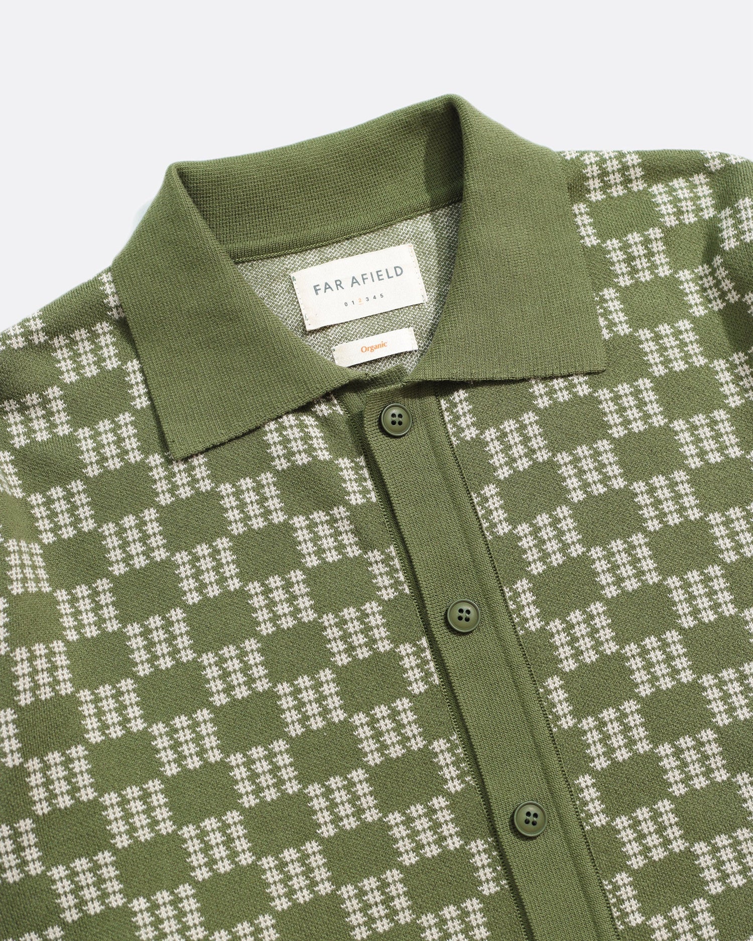 Far Afield Zigger Green Criss Cross Cardigan