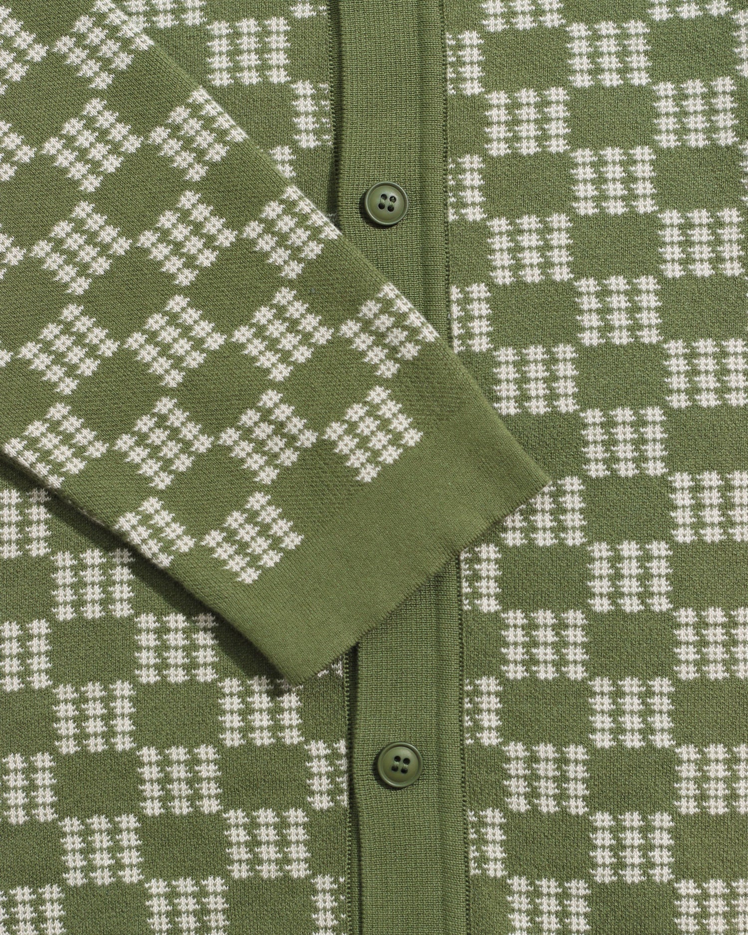 Far Afield Zigger Green Criss Cross Cardigan