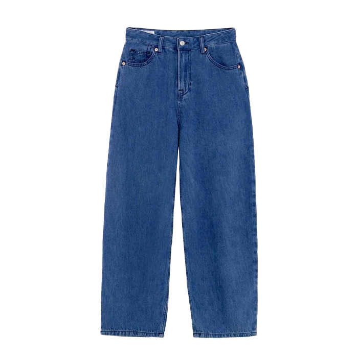 Kings of Indigo Leila Cropped Quenelle Mid Used Jeans